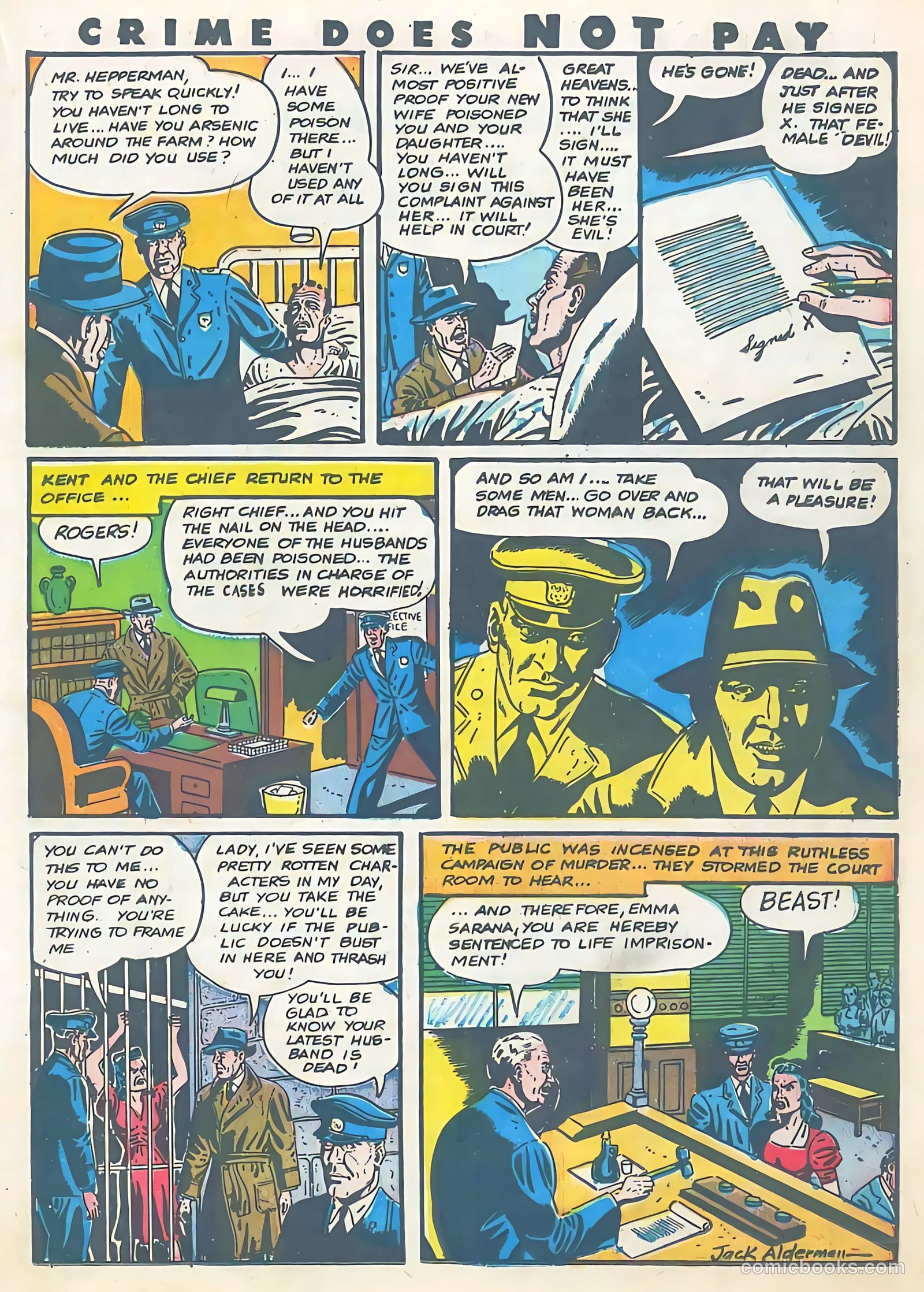 Crime Does Not Pay #41 (1945) — page 42 of 51