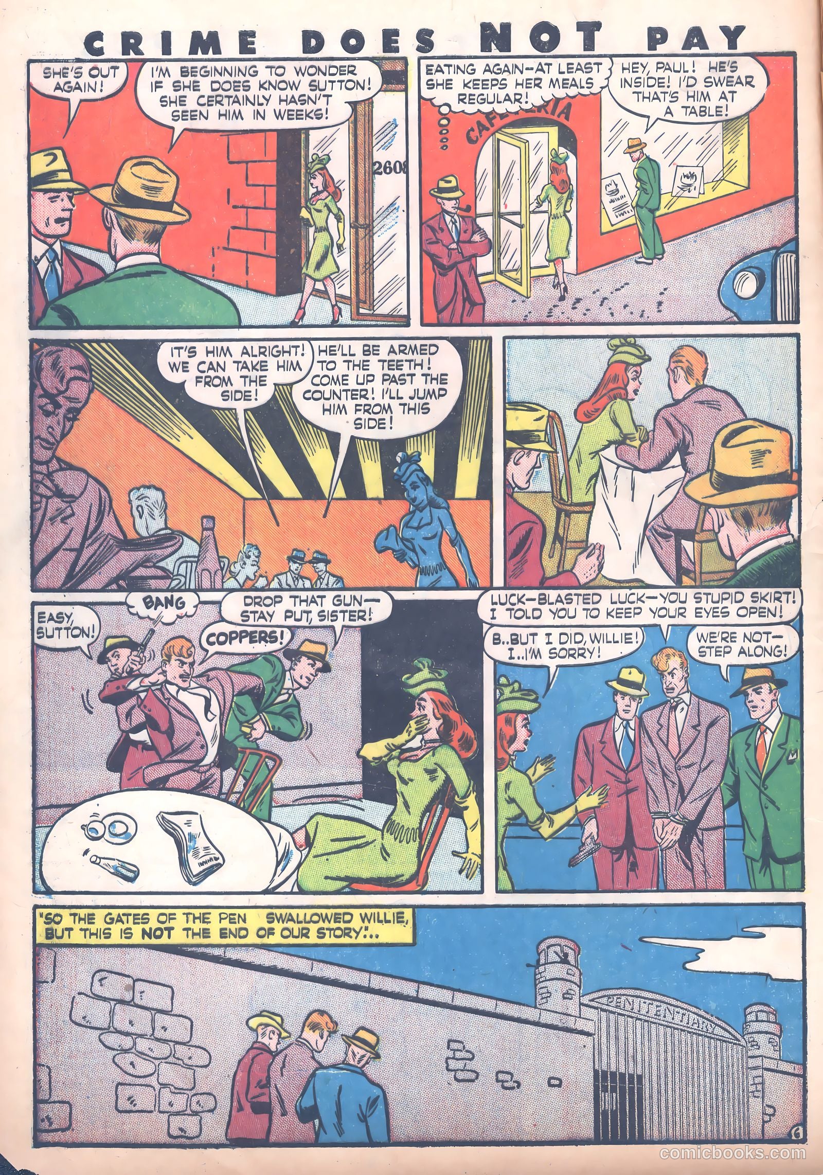 Crime Does Not Pay #42 (1945) — page 8 of 52