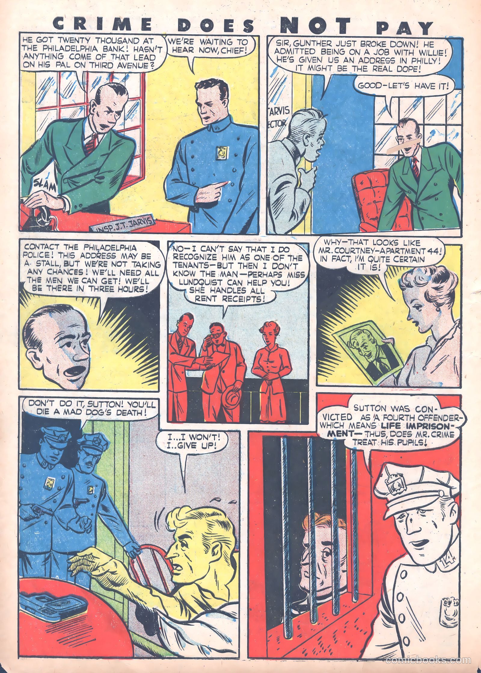 Crime Does Not Pay #42 (1945) — page 14 of 52