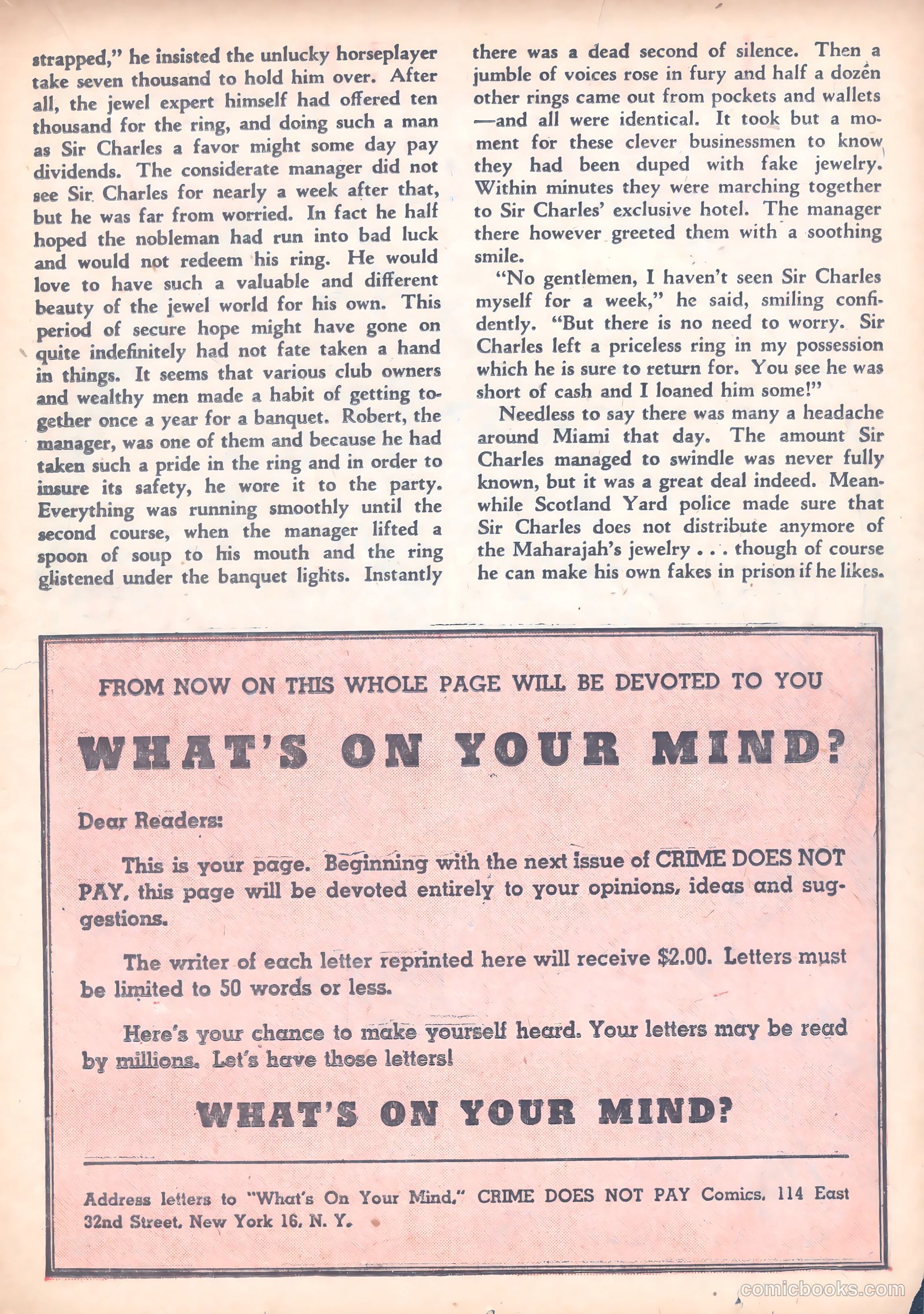 Crime Does Not Pay #42 (1945) — page 29 of 52