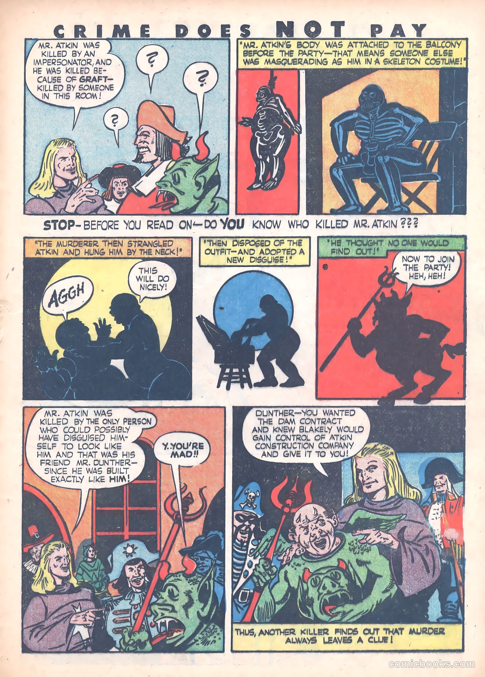 Crime Does Not Pay #42 (1945) — page 37 of 52