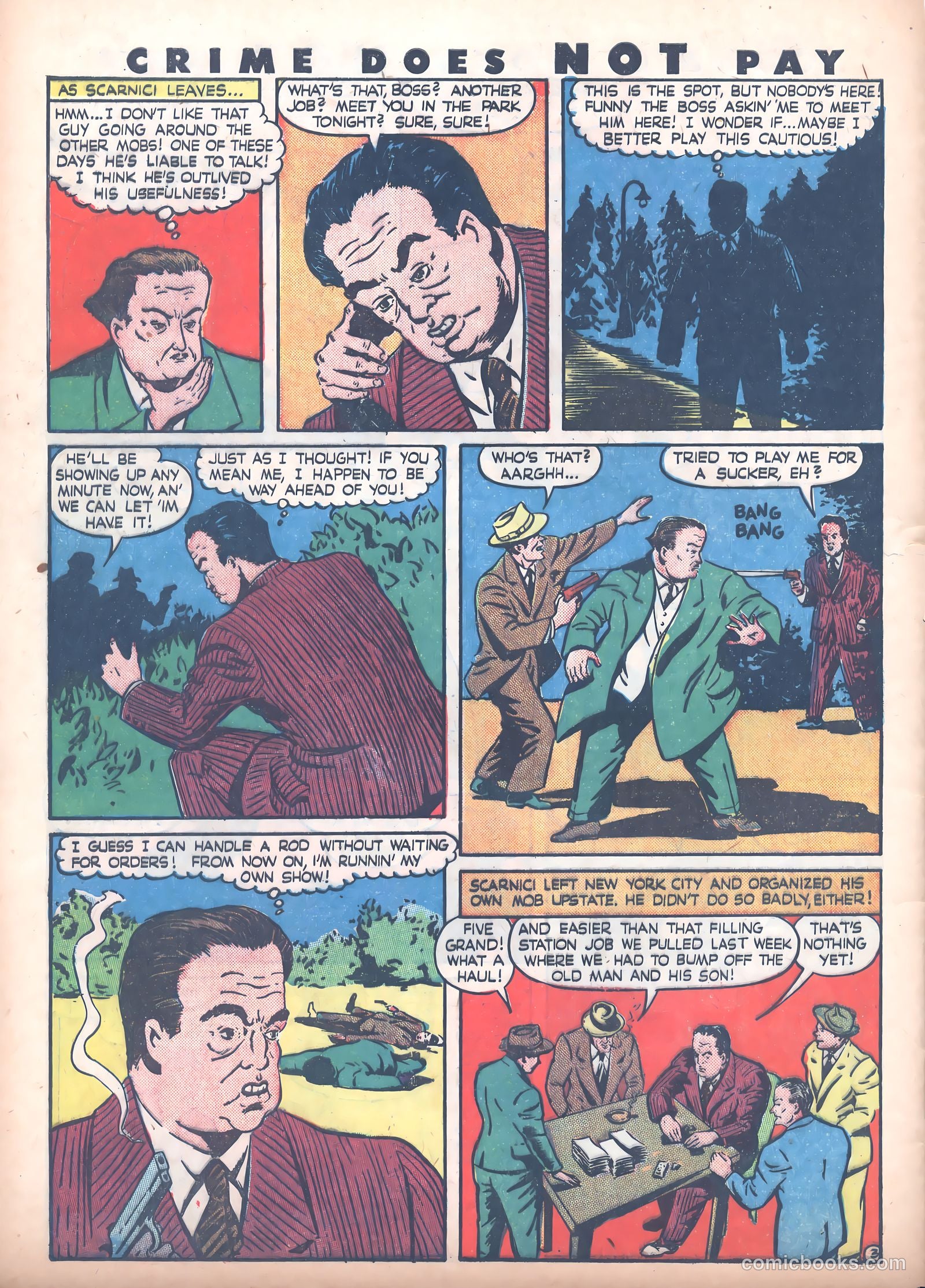 Crime Does Not Pay #42 (1945) — page 40 of 52