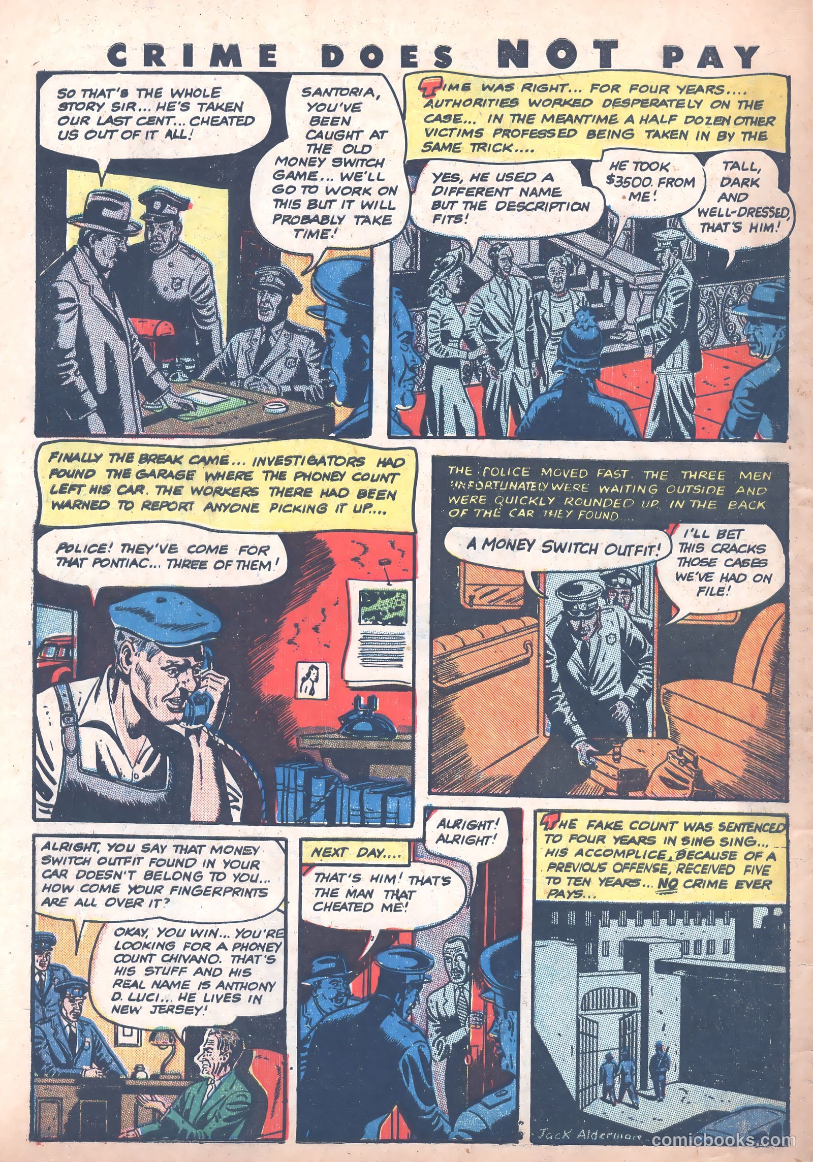 Crime Does Not Pay #42 (1945) — page 50 of 52
