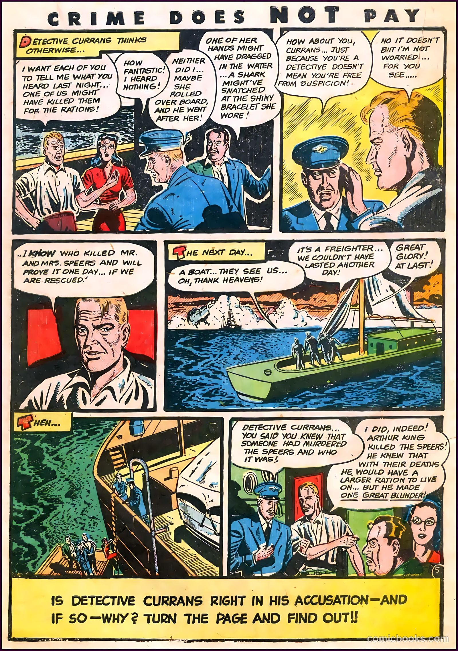 Crime Does Not Pay #43 (1945) — page 25 of 26