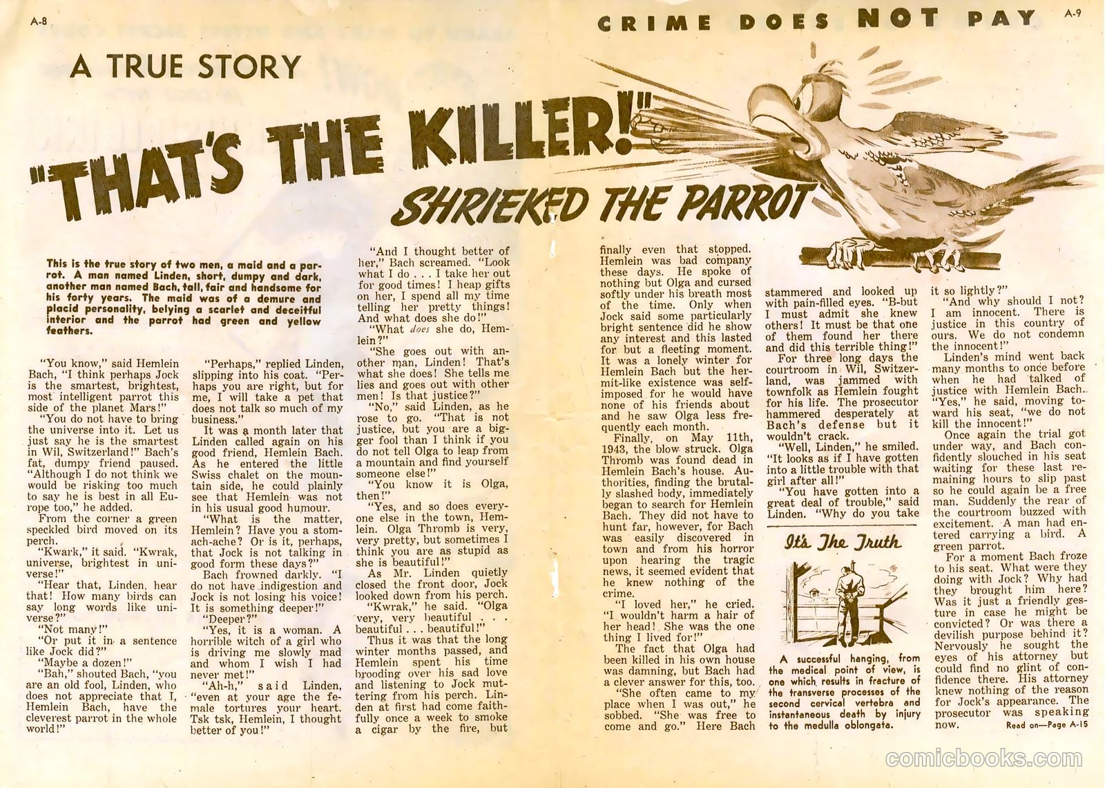 Crime Does Not Pay #44 (1946) — page 36 of 69