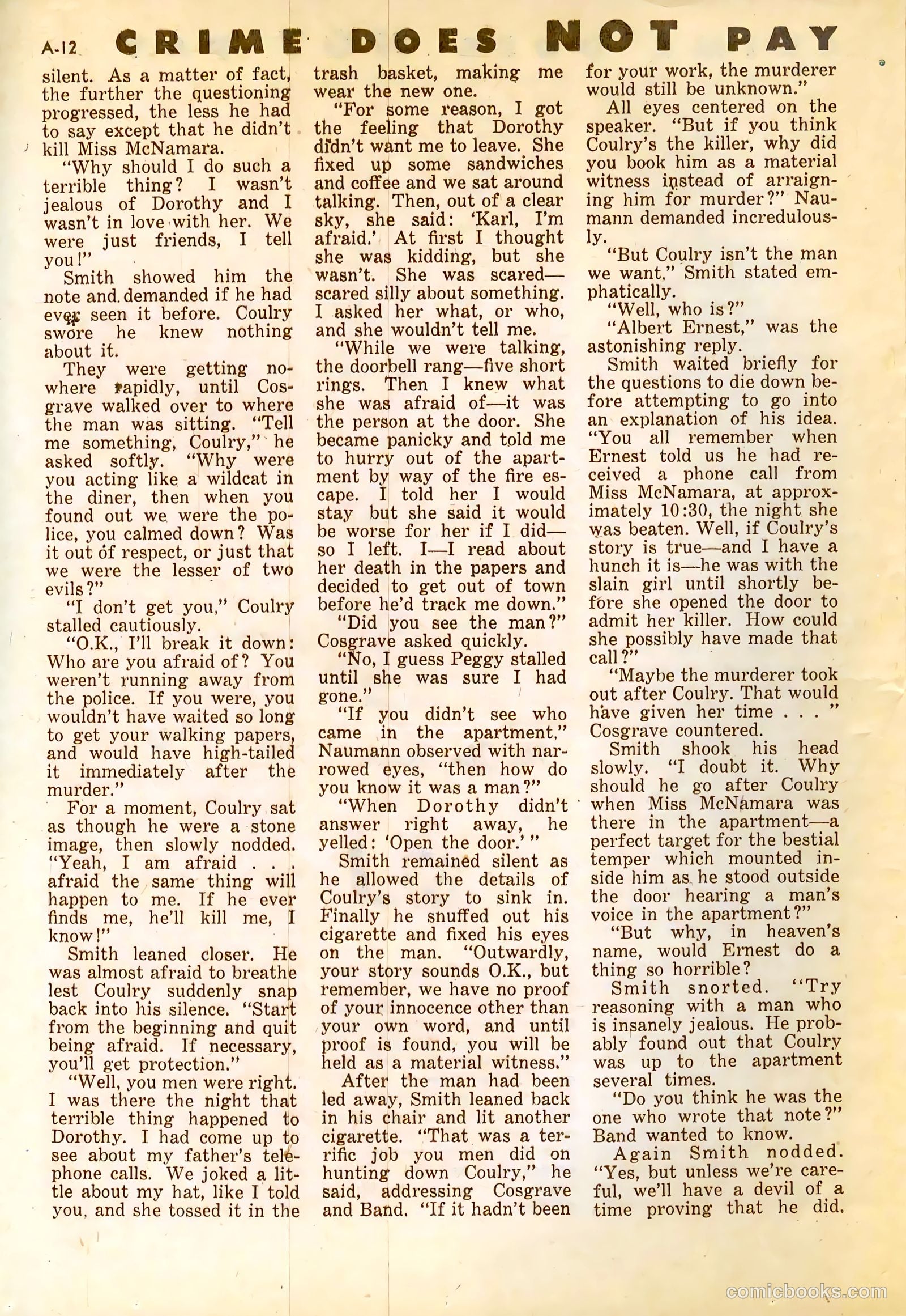 Crime Does Not Pay #44 (1946) — page 39 of 69