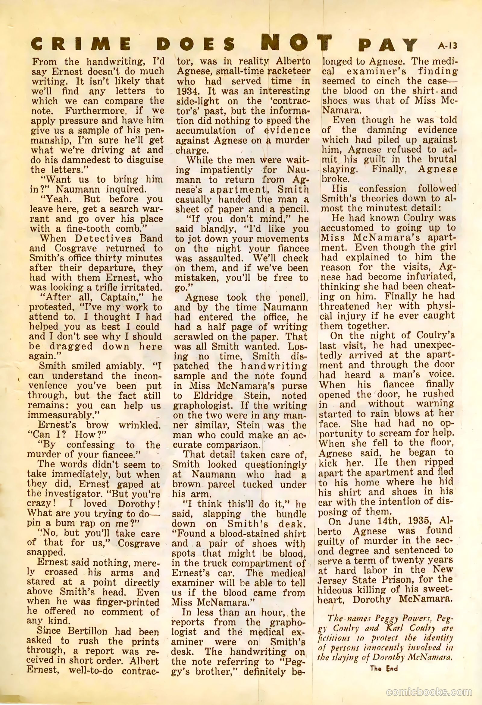 Crime Does Not Pay #44 (1946) — page 40 of 69