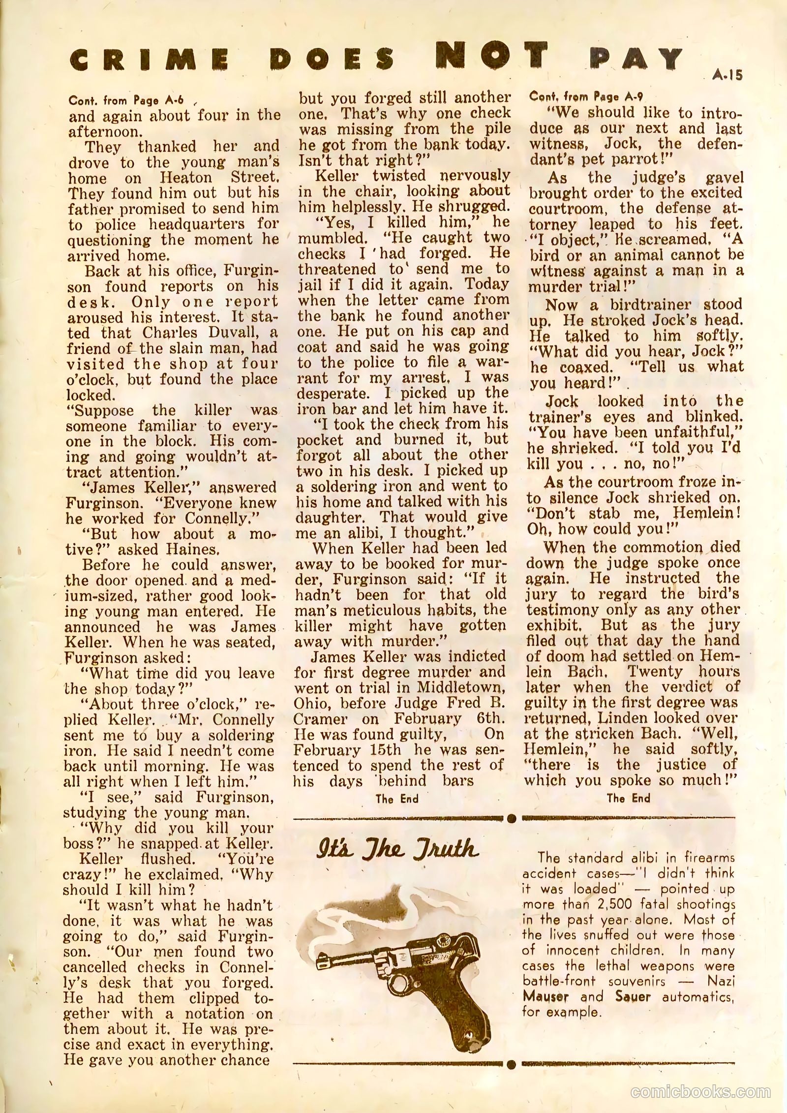 Crime Does Not Pay #44 (1946) — page 42 of 69