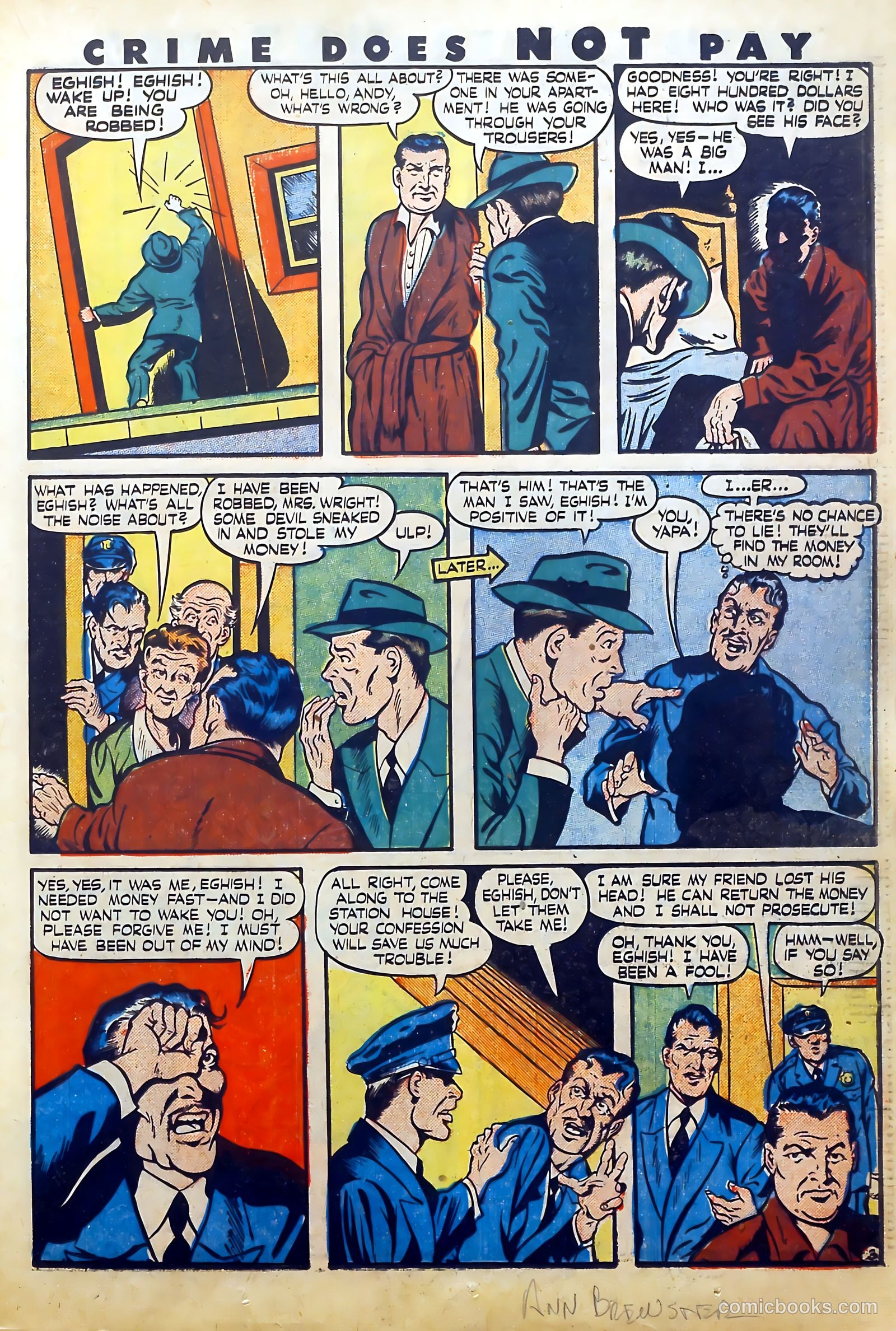 Crime Does Not Pay #45 (1946) — page 33 of 64