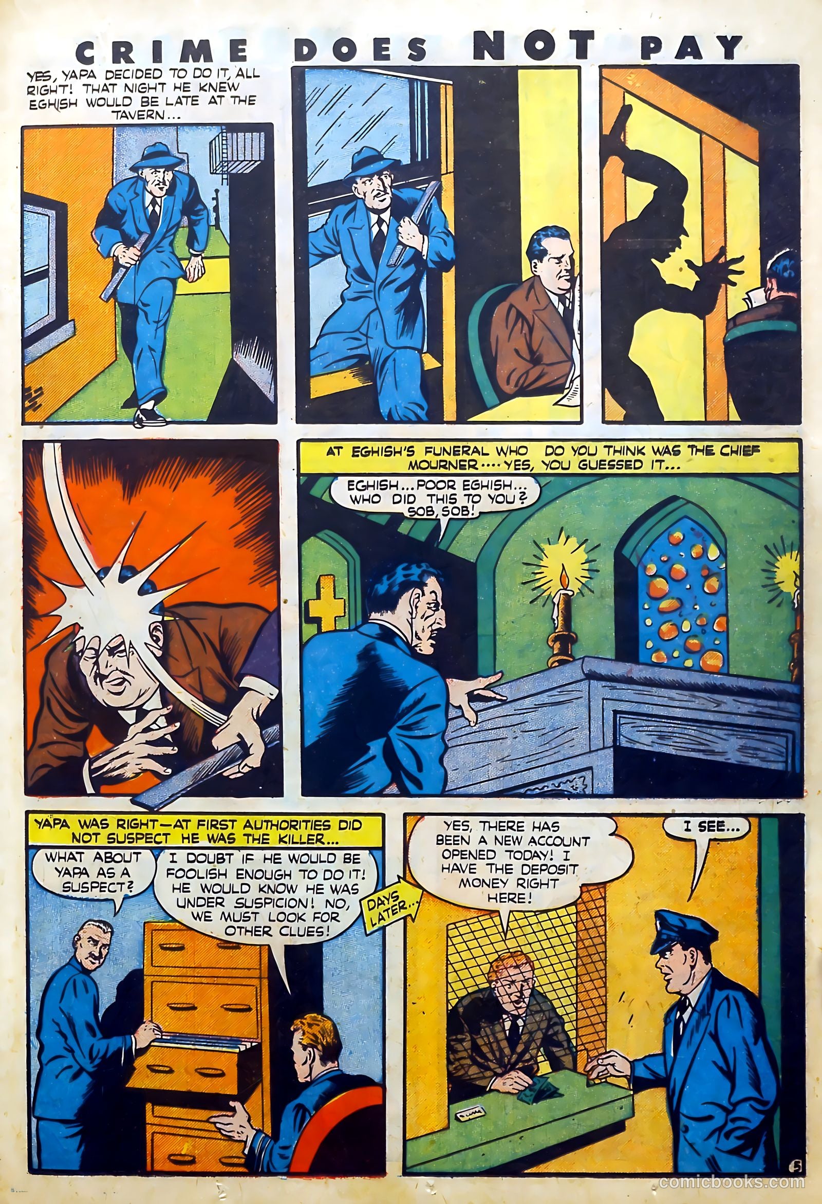 Crime Does Not Pay #45 (1946) — page 35 of 64