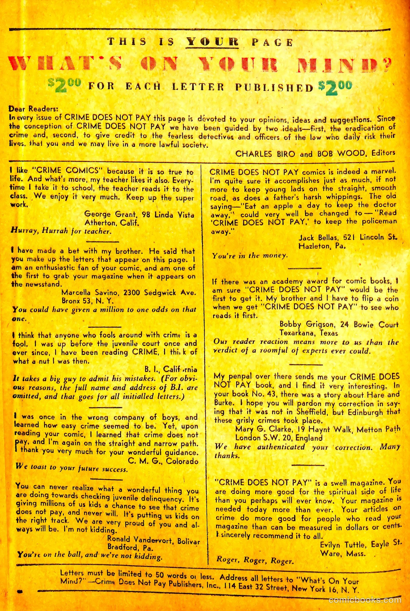 Crime Does Not Pay #48 (1946) — page 16 of 67