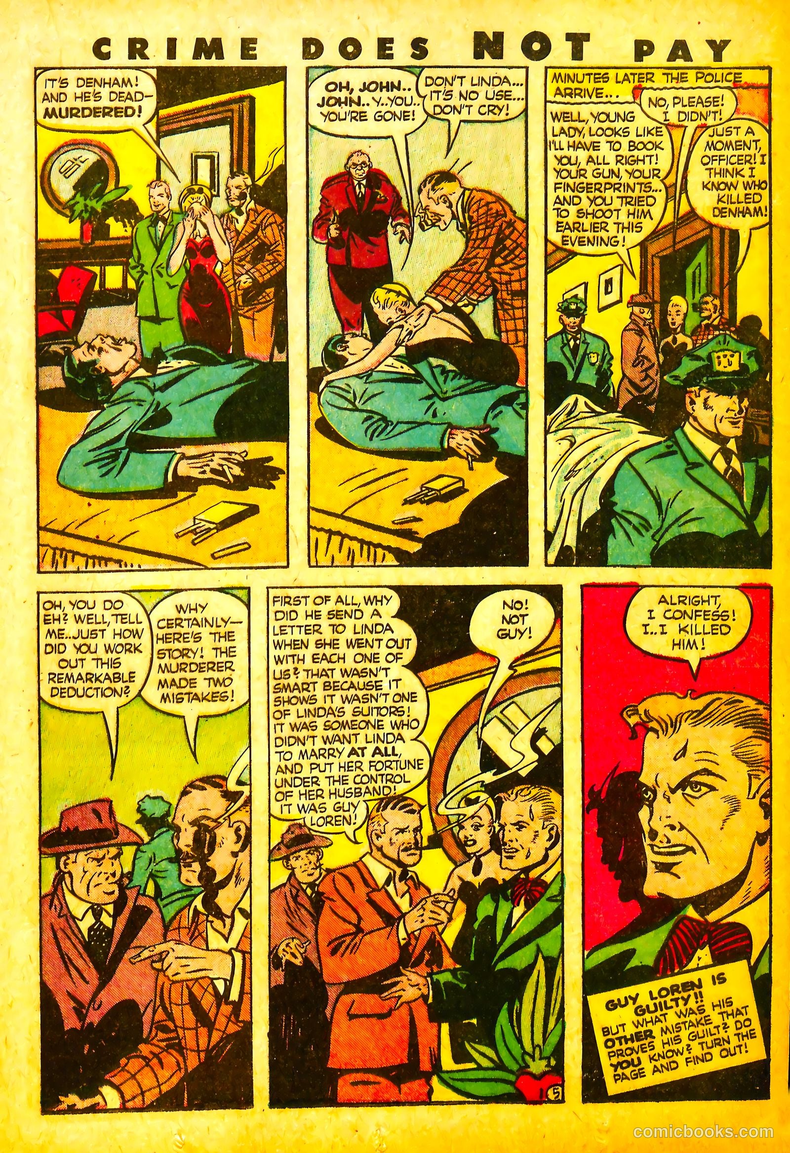 Crime Does Not Pay #48 (1946) — page 31 of 67