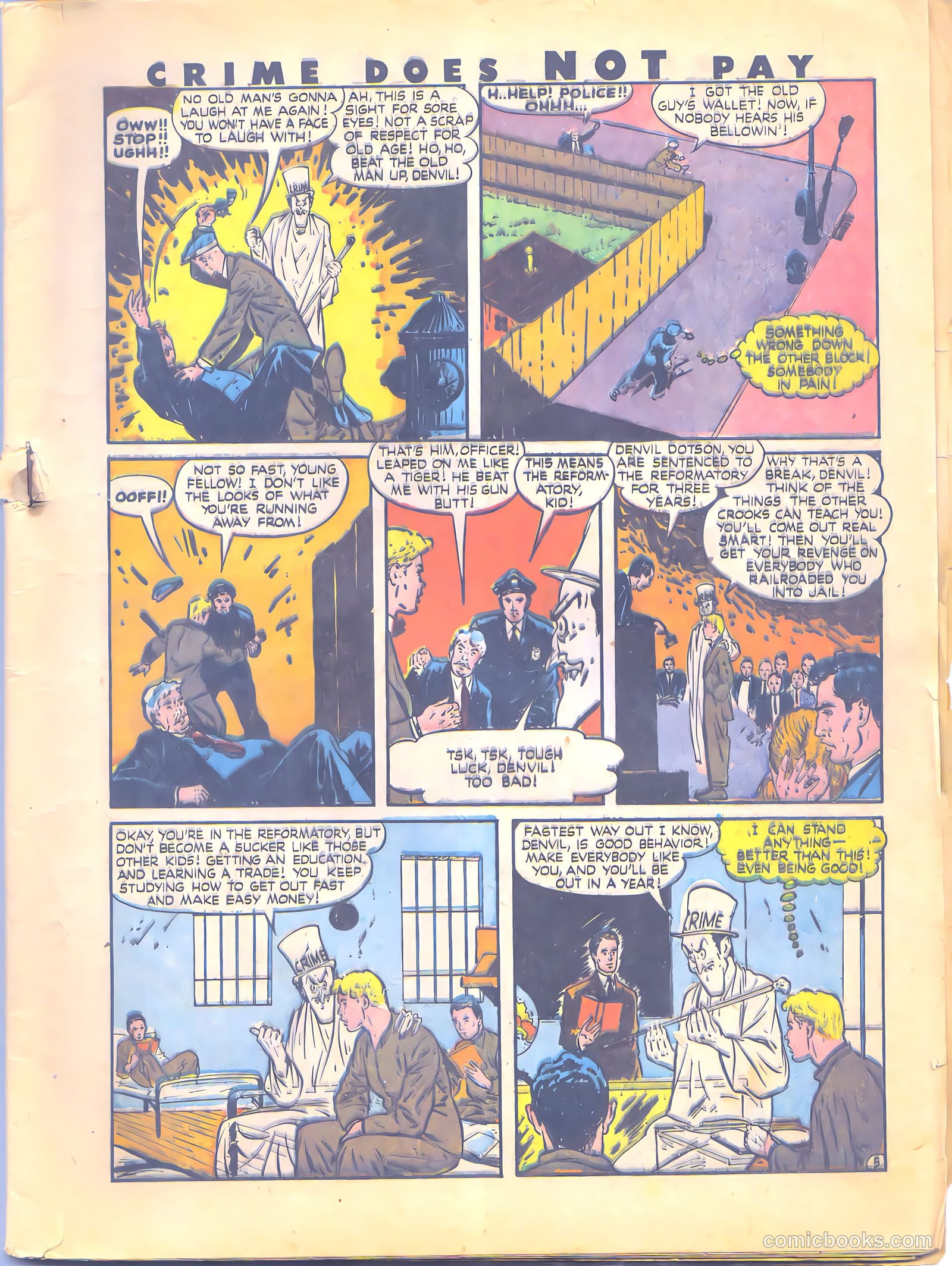 Crime Does Not Pay #49 (1947) — page 8 of 69
