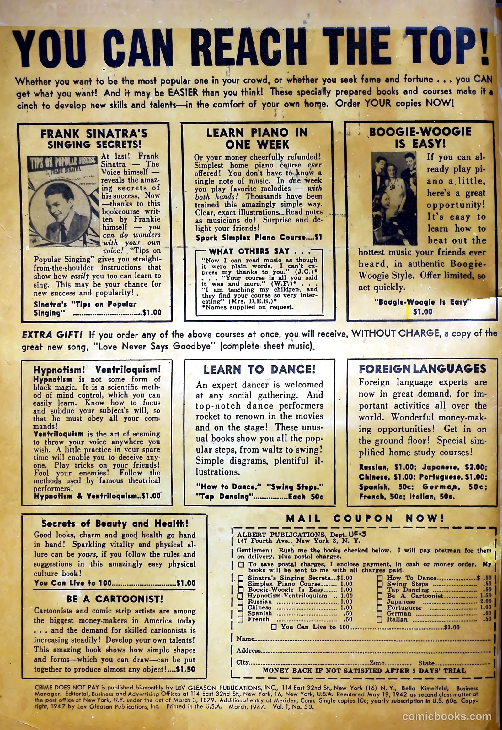 Crime Does Not Pay #50 (1947) — page 2 of 71