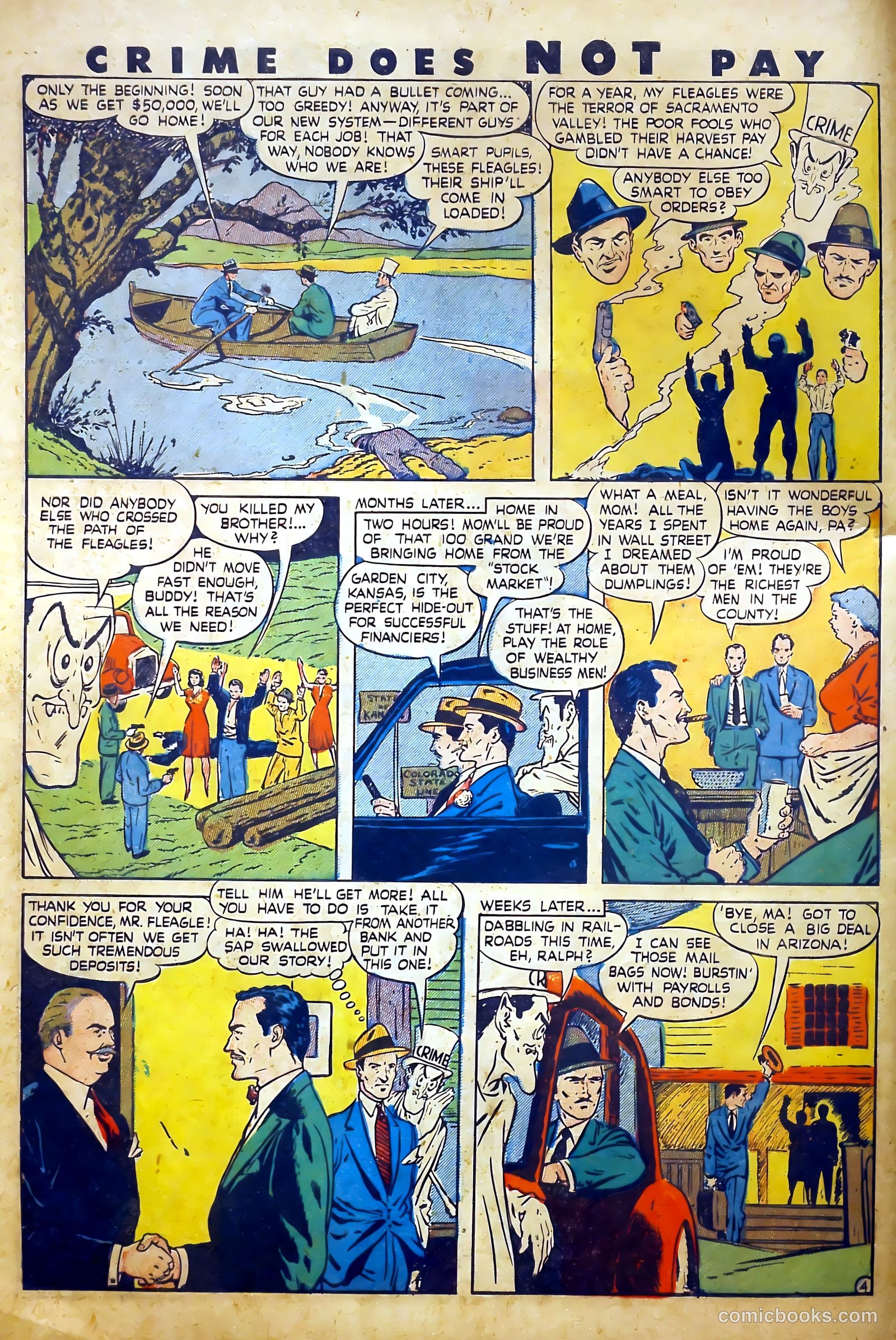 Crime Does Not Pay #50 (1947) — page 8 of 71