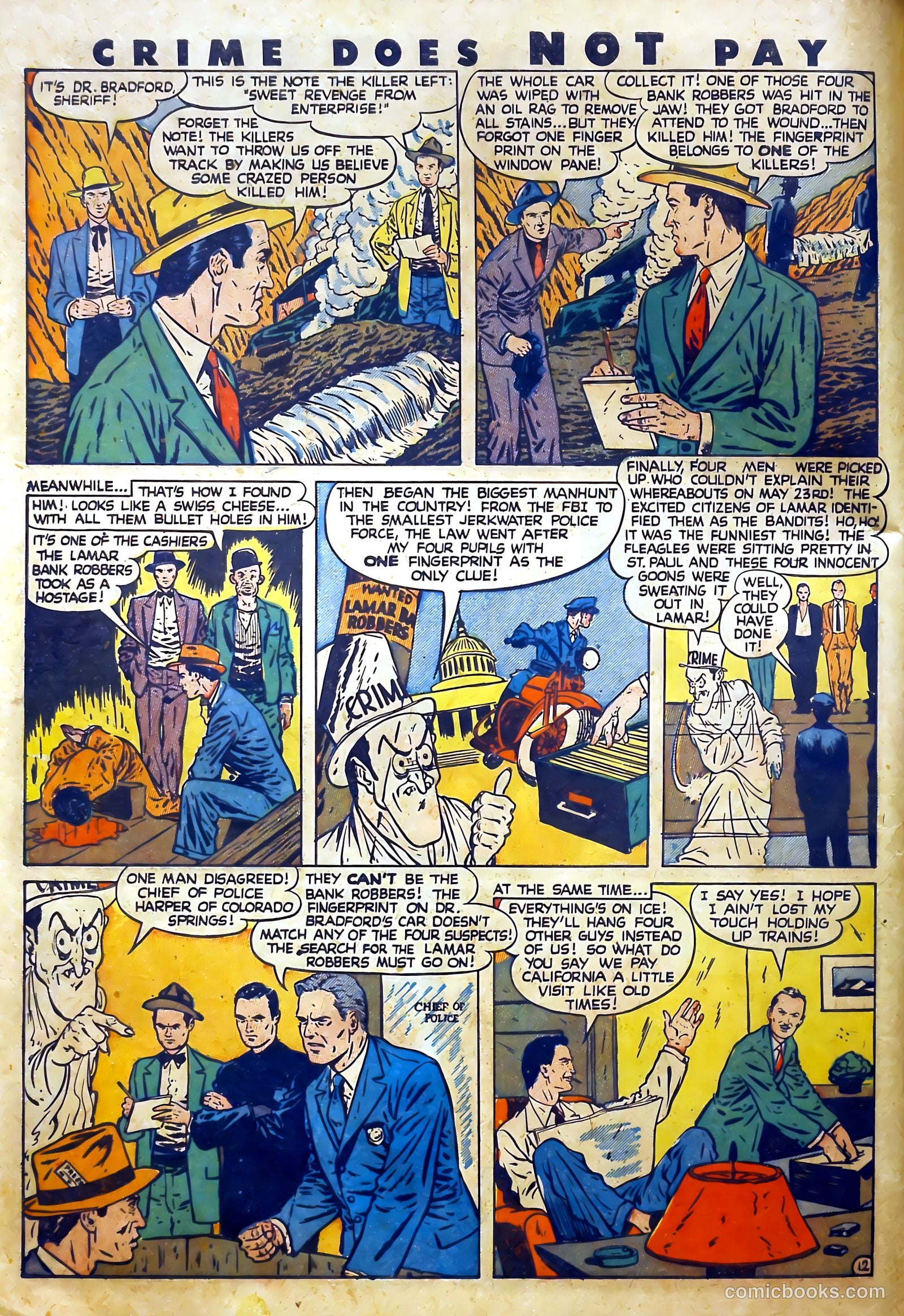 Crime Does Not Pay #50 (1947) — page 16 of 71