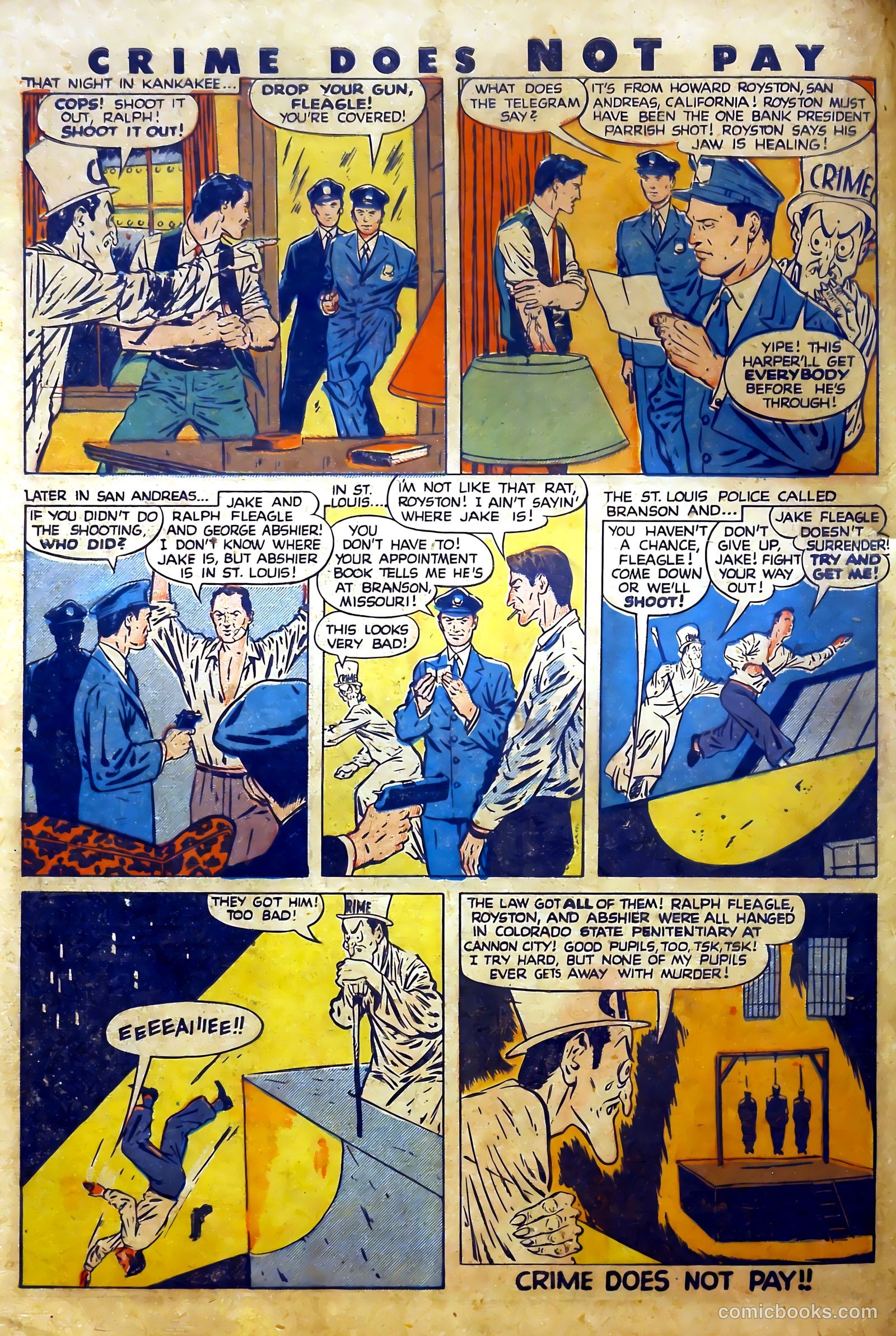 Crime Does Not Pay #50 (1947) — page 18 of 71