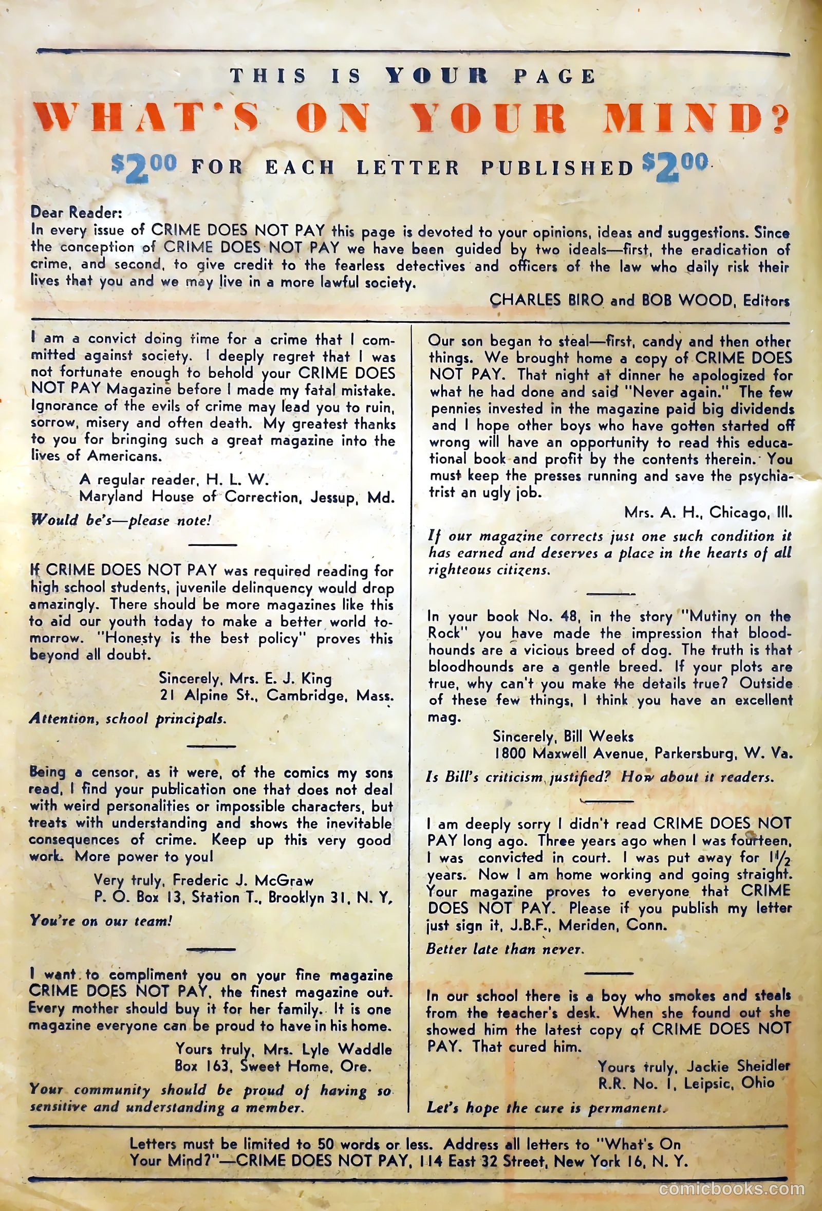 Crime Does Not Pay #50 (1947) — page 20 of 71