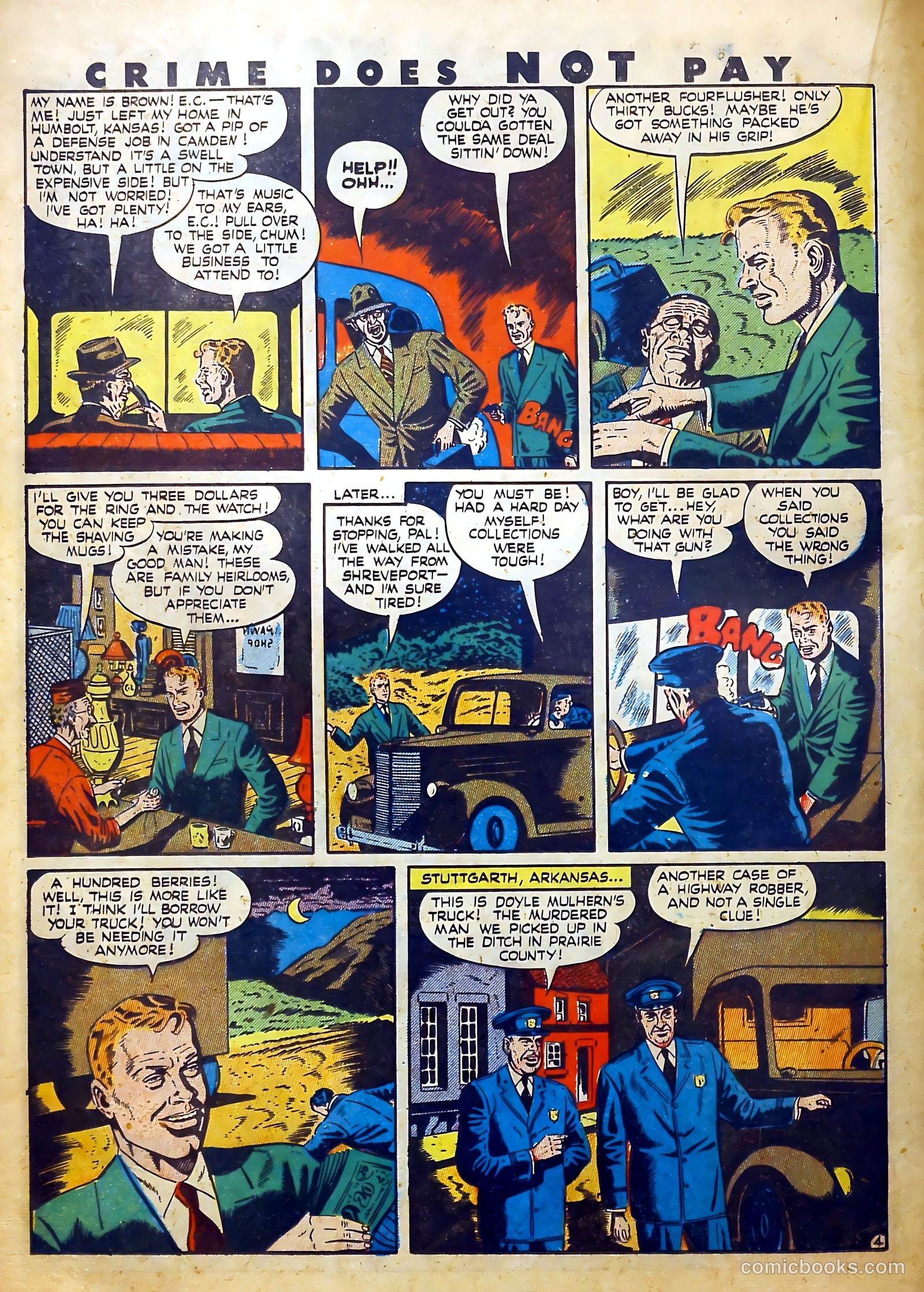 Crime Does Not Pay #50 (1947) — page 32 of 71