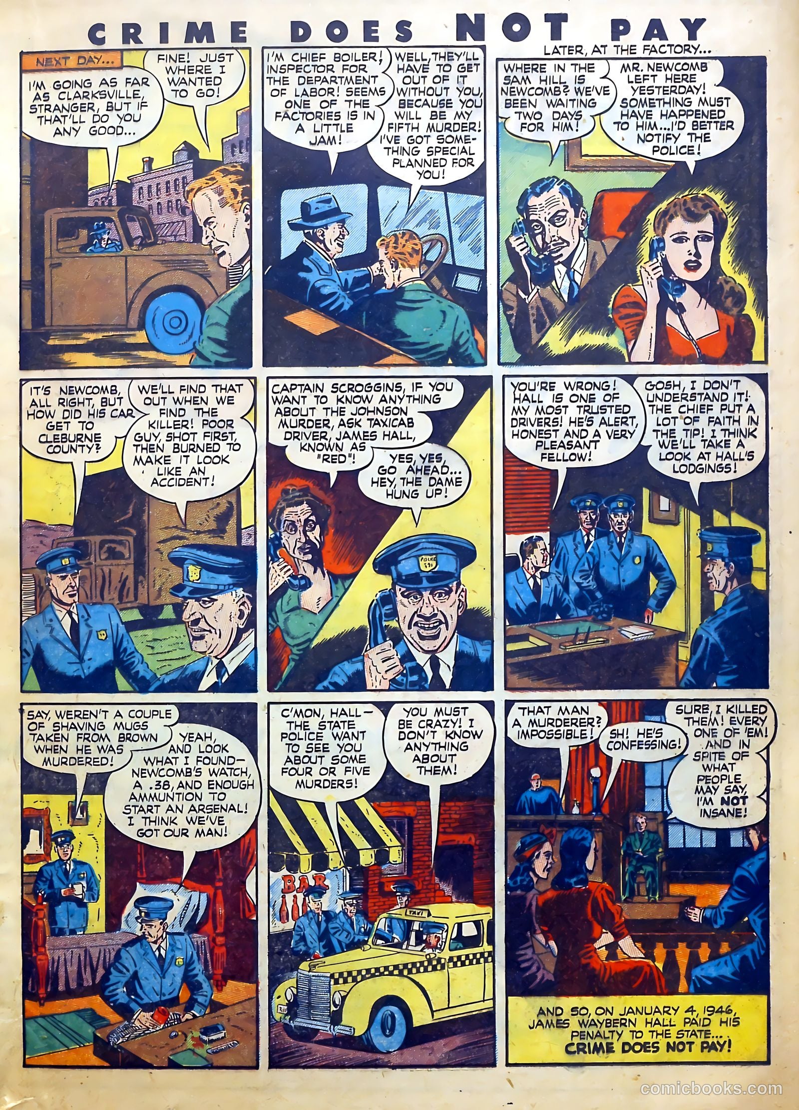 Crime Does Not Pay #50 (1947) — page 33 of 71