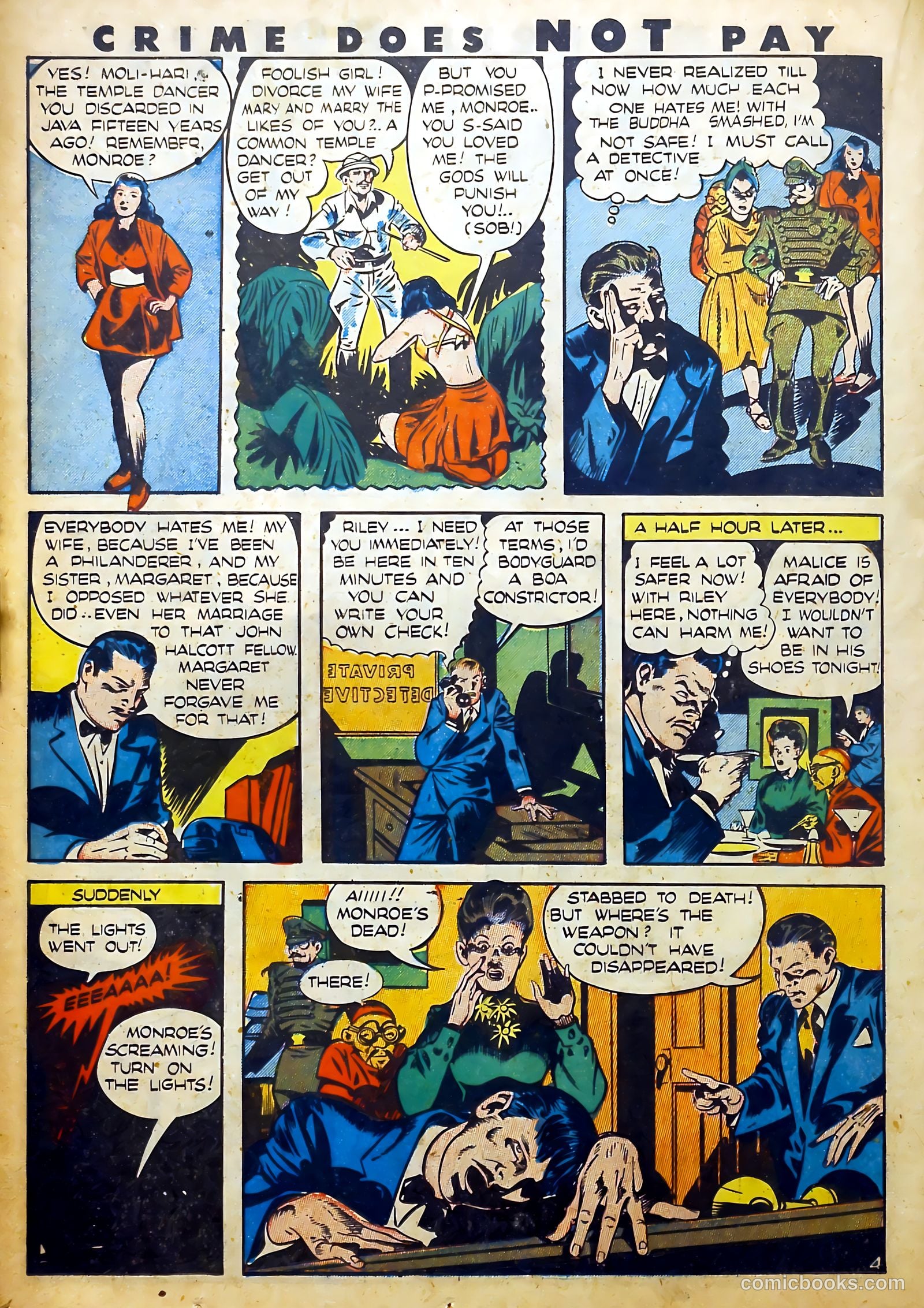 Crime Does Not Pay #50 (1947) — page 40 of 71