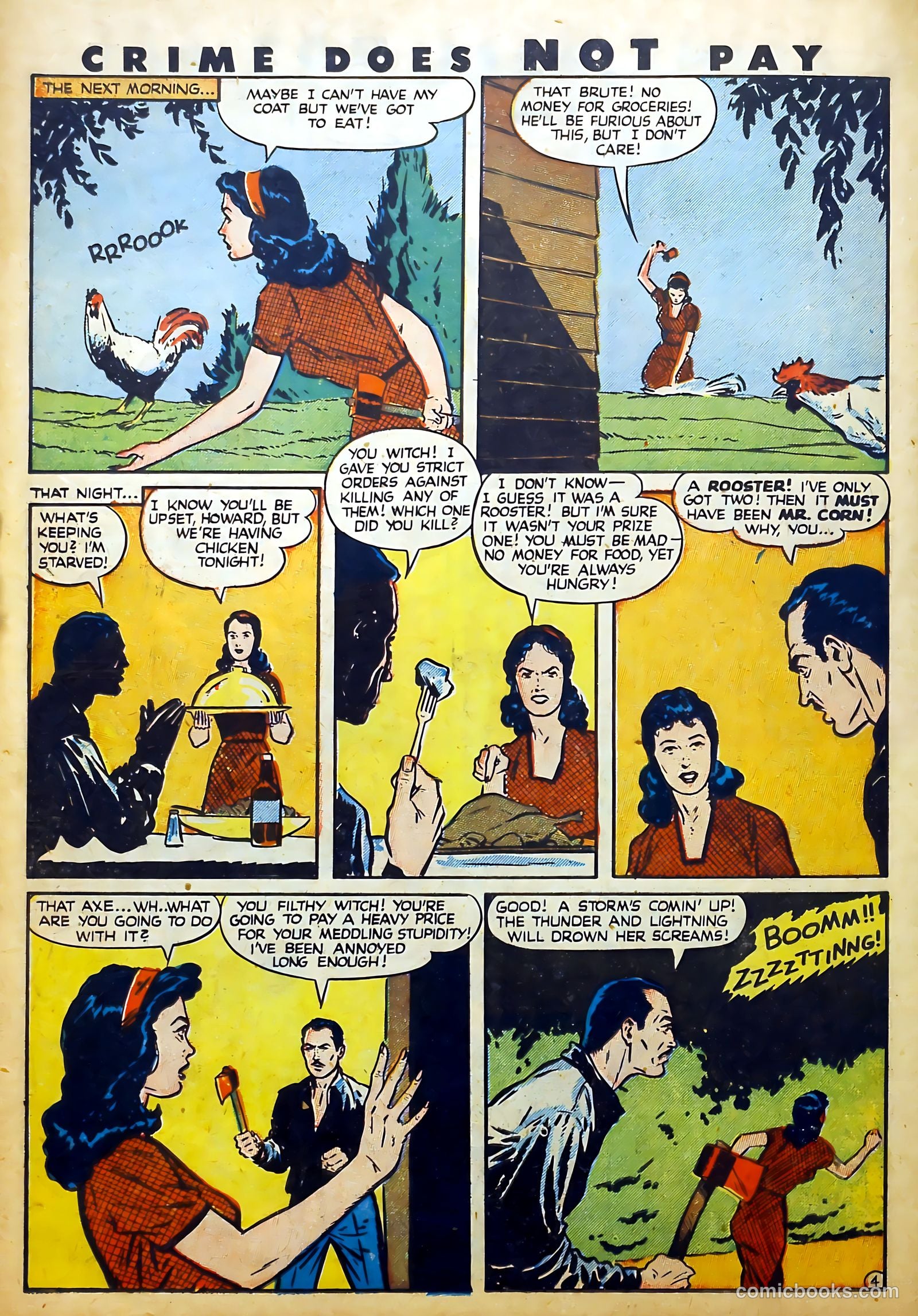 Crime Does Not Pay #50 (1947) — page 50 of 71