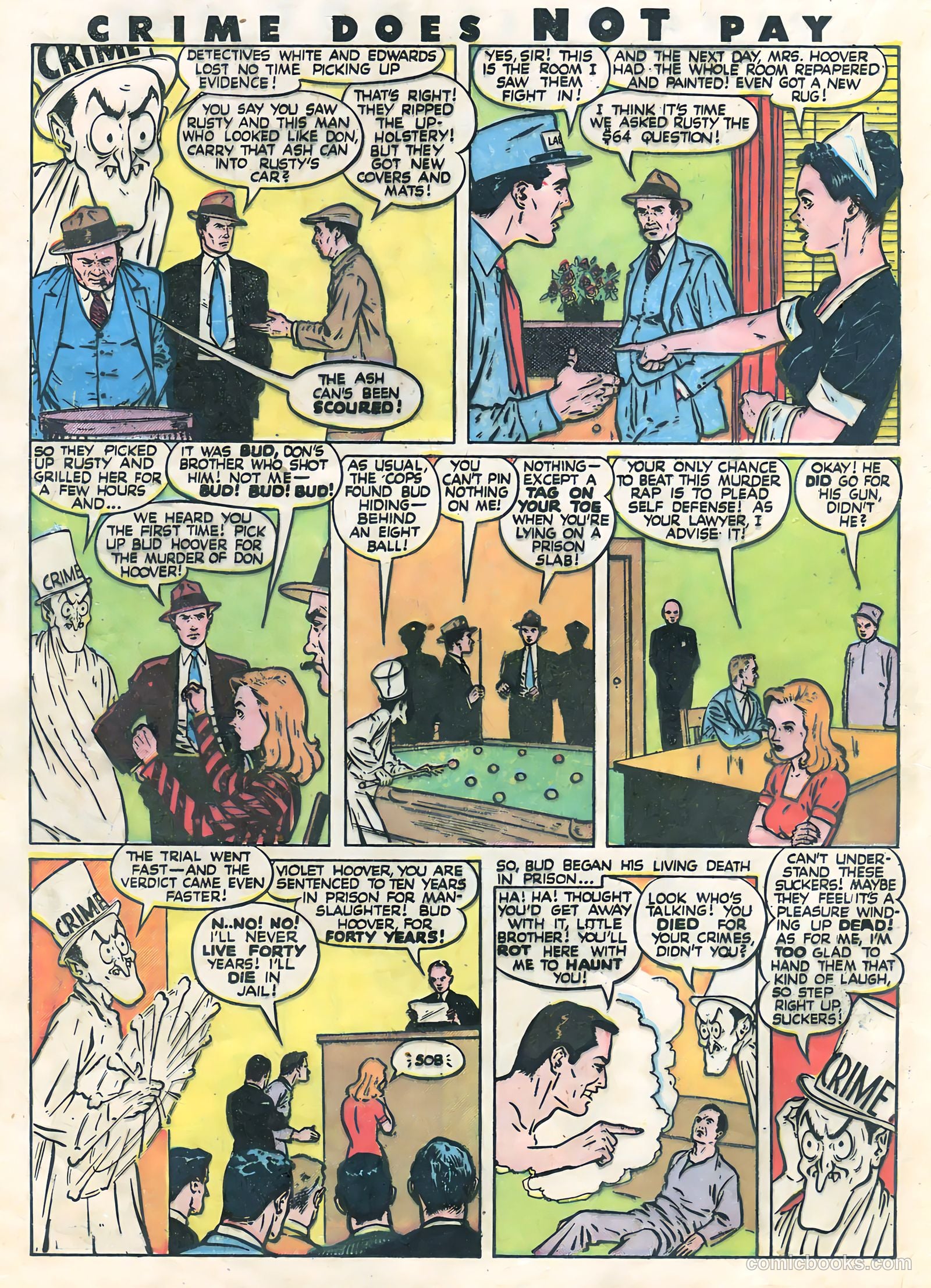 Crime Does Not Pay #51 (1947) — page 16 of 52