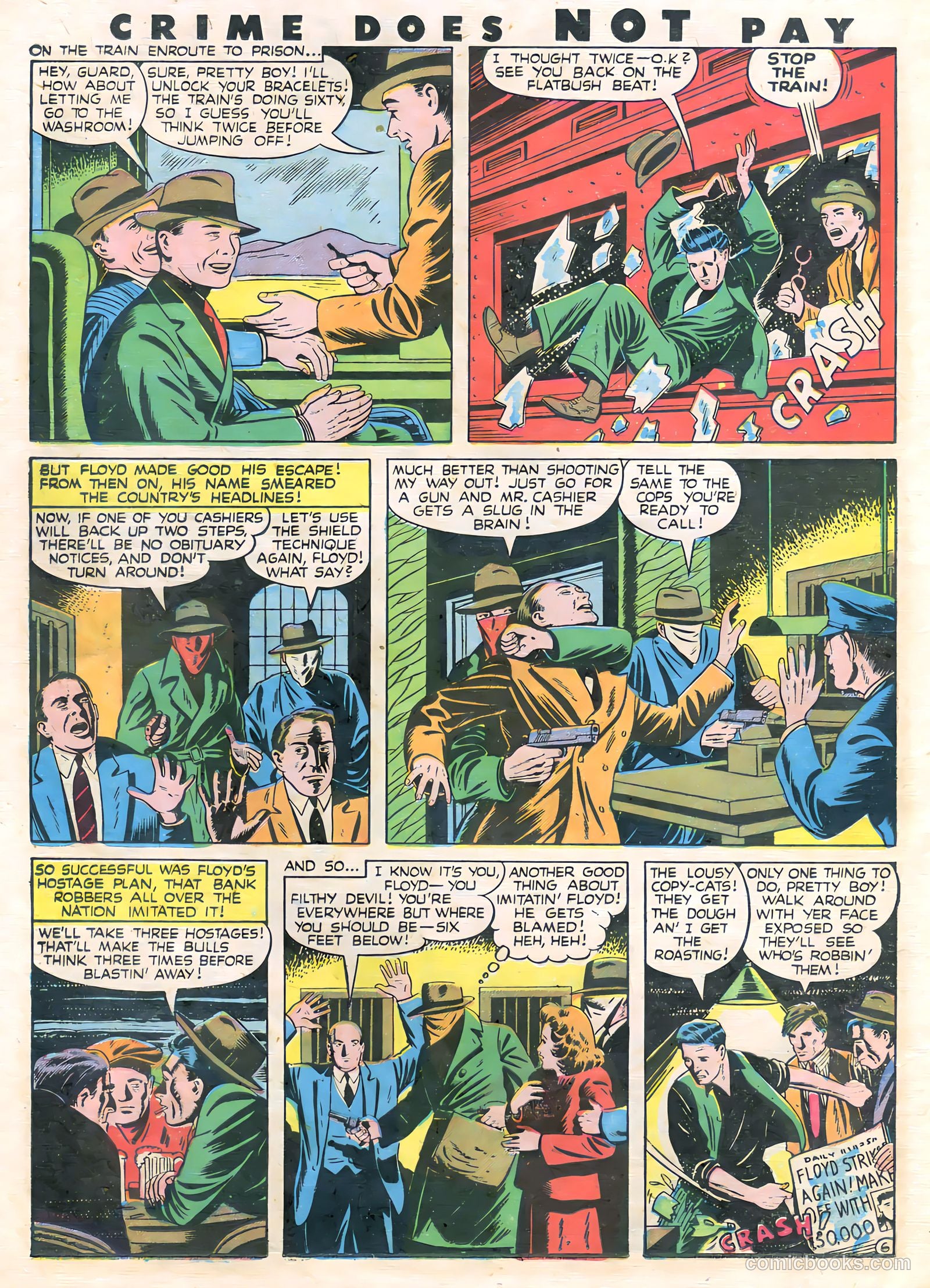 Crime Does Not Pay #51 (1947) — page 22 of 52