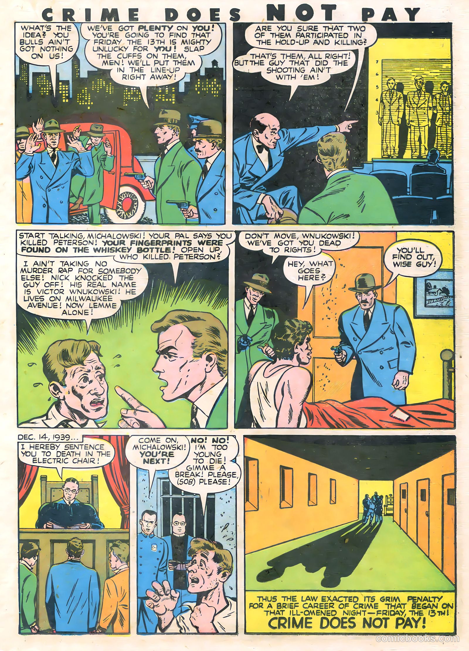 Crime Does Not Pay #51 (1947) — page 31 of 52