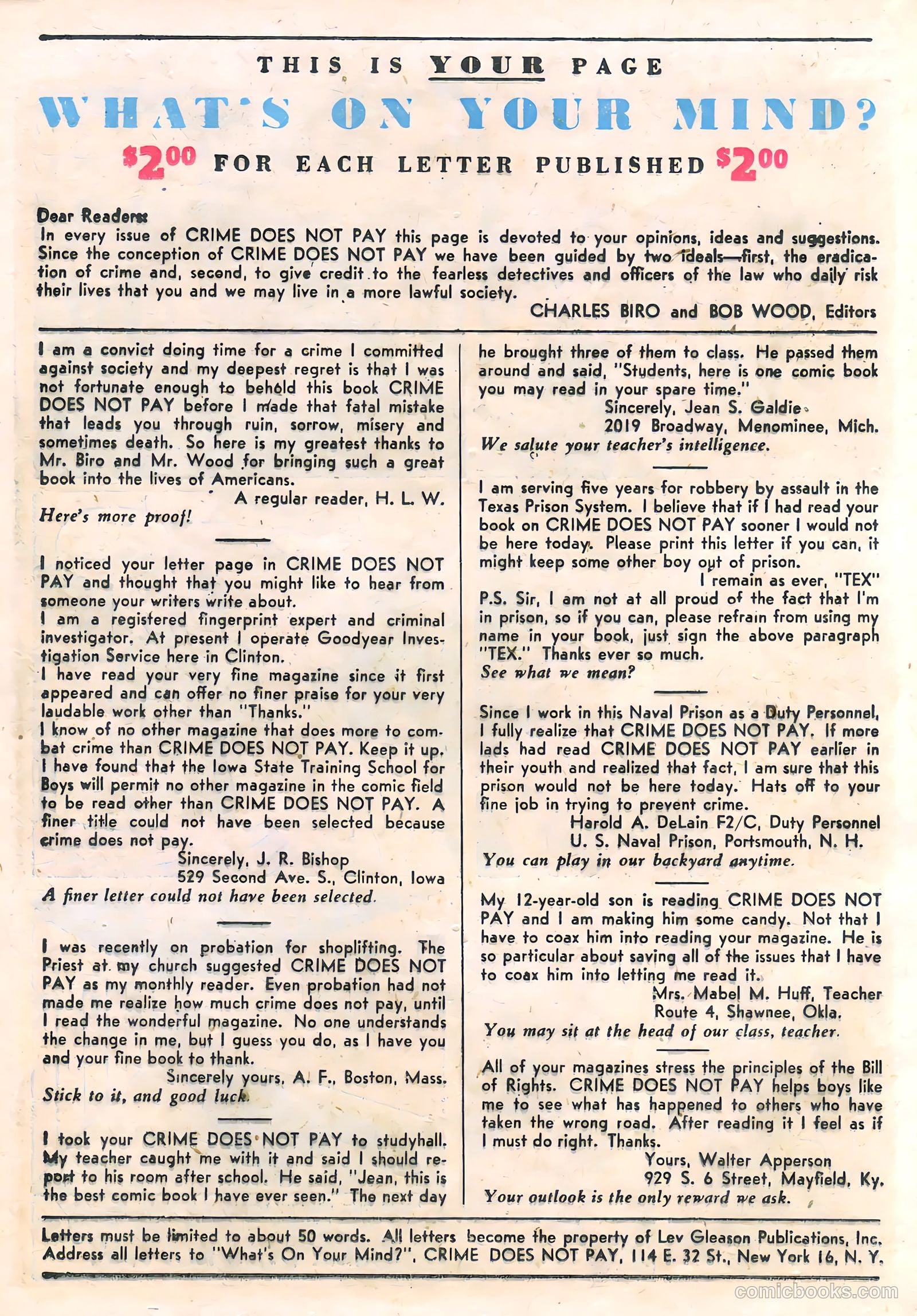 Crime Does Not Pay #51 (1947) — page 32 of 52