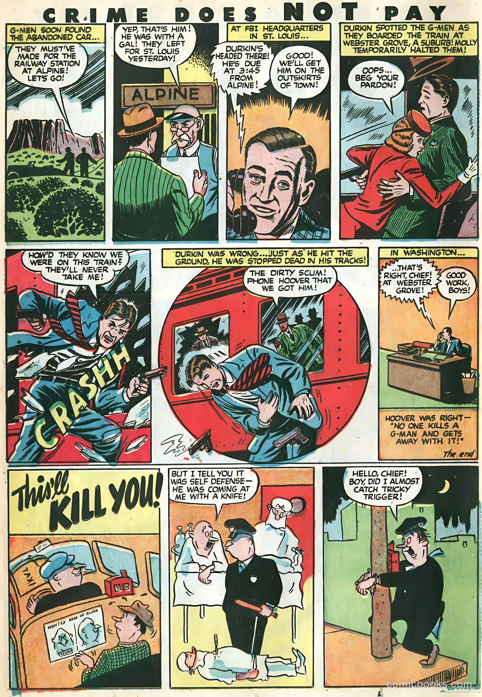 Crime Does Not Pay #52 (1947) — page 9 of 27