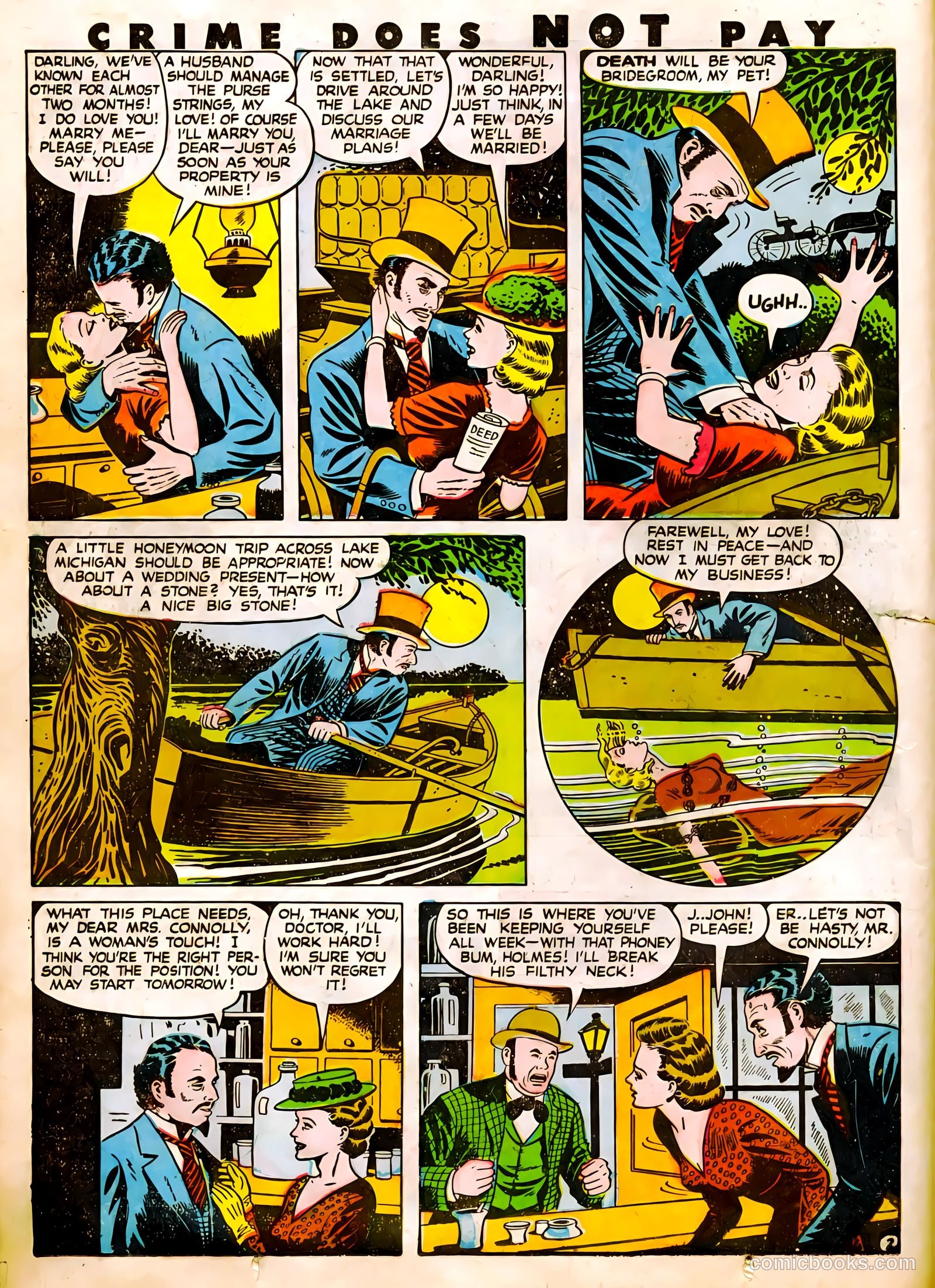 Crime Does Not Pay #53 (1947) — page 22 of 53