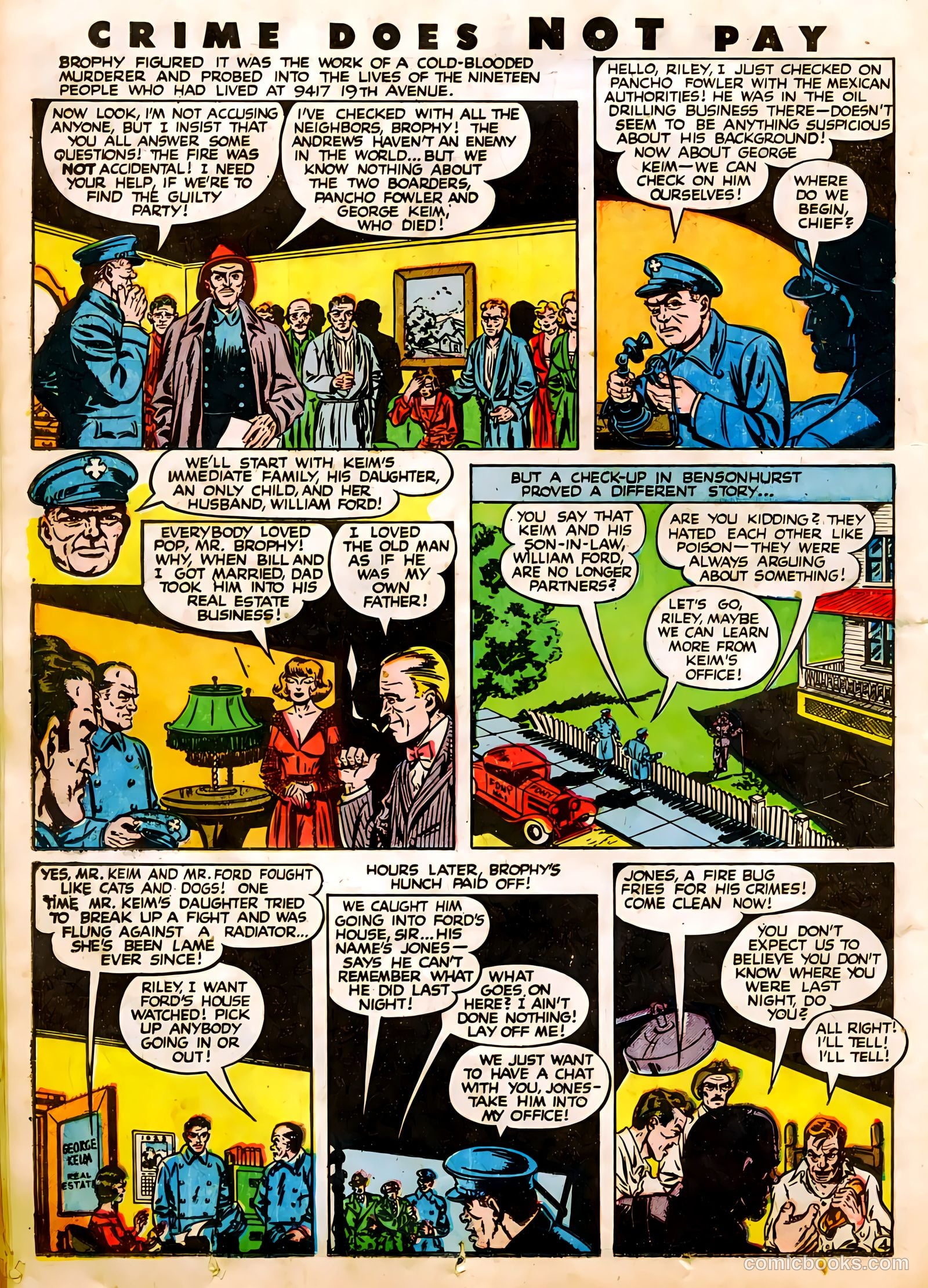 Crime Does Not Pay #53 (1947) — page 36 of 53