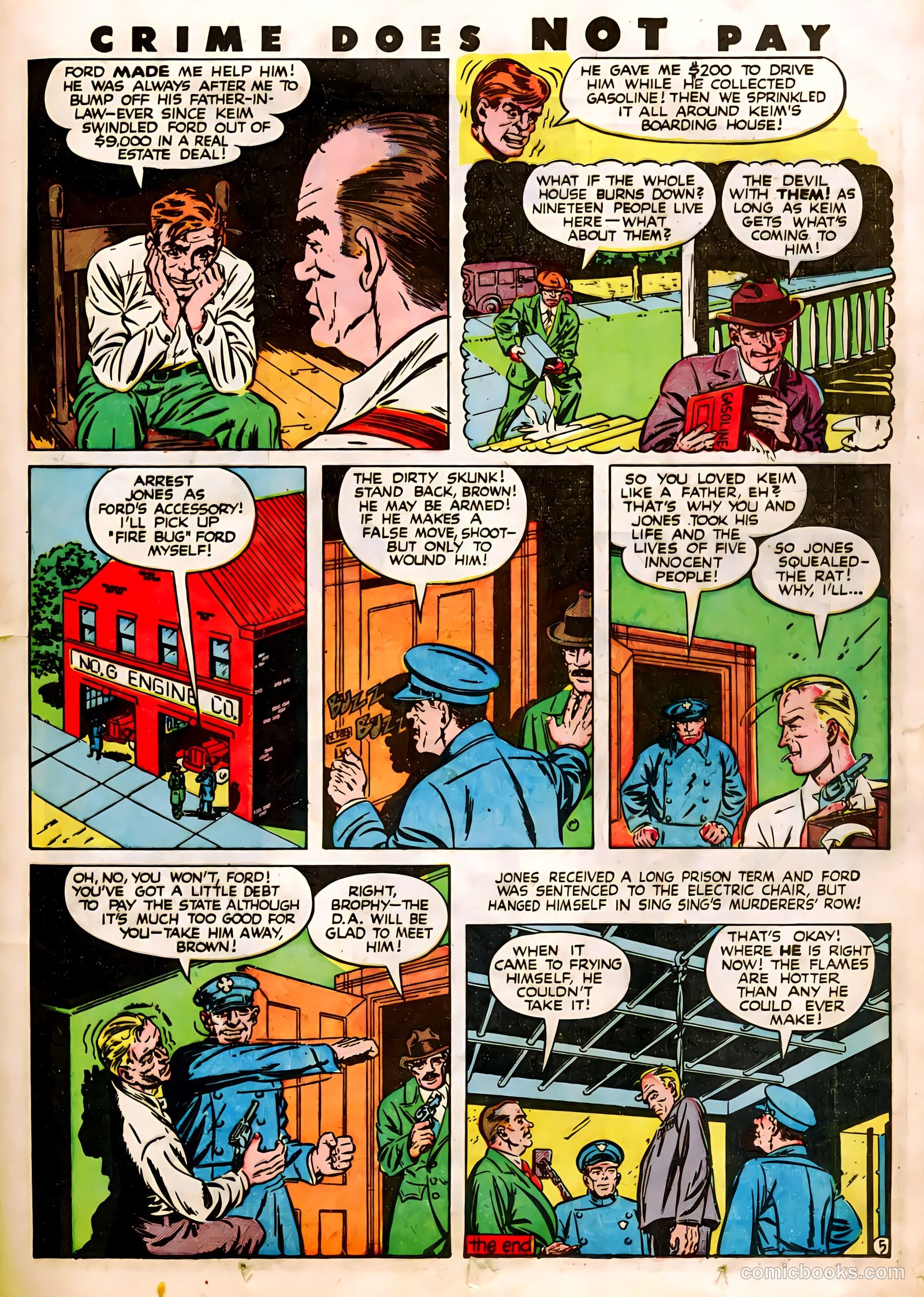 Crime Does Not Pay #53 (1947) — page 37 of 53