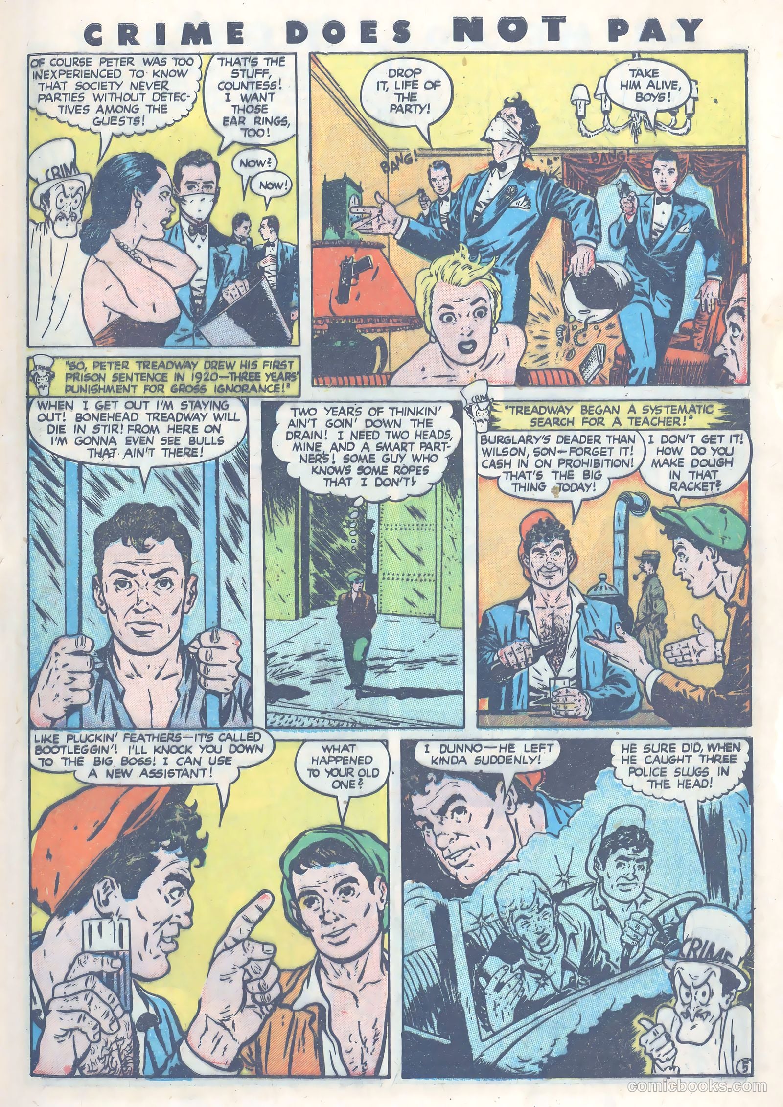 Crime Does Not Pay #54 (1947) — page 9 of 52