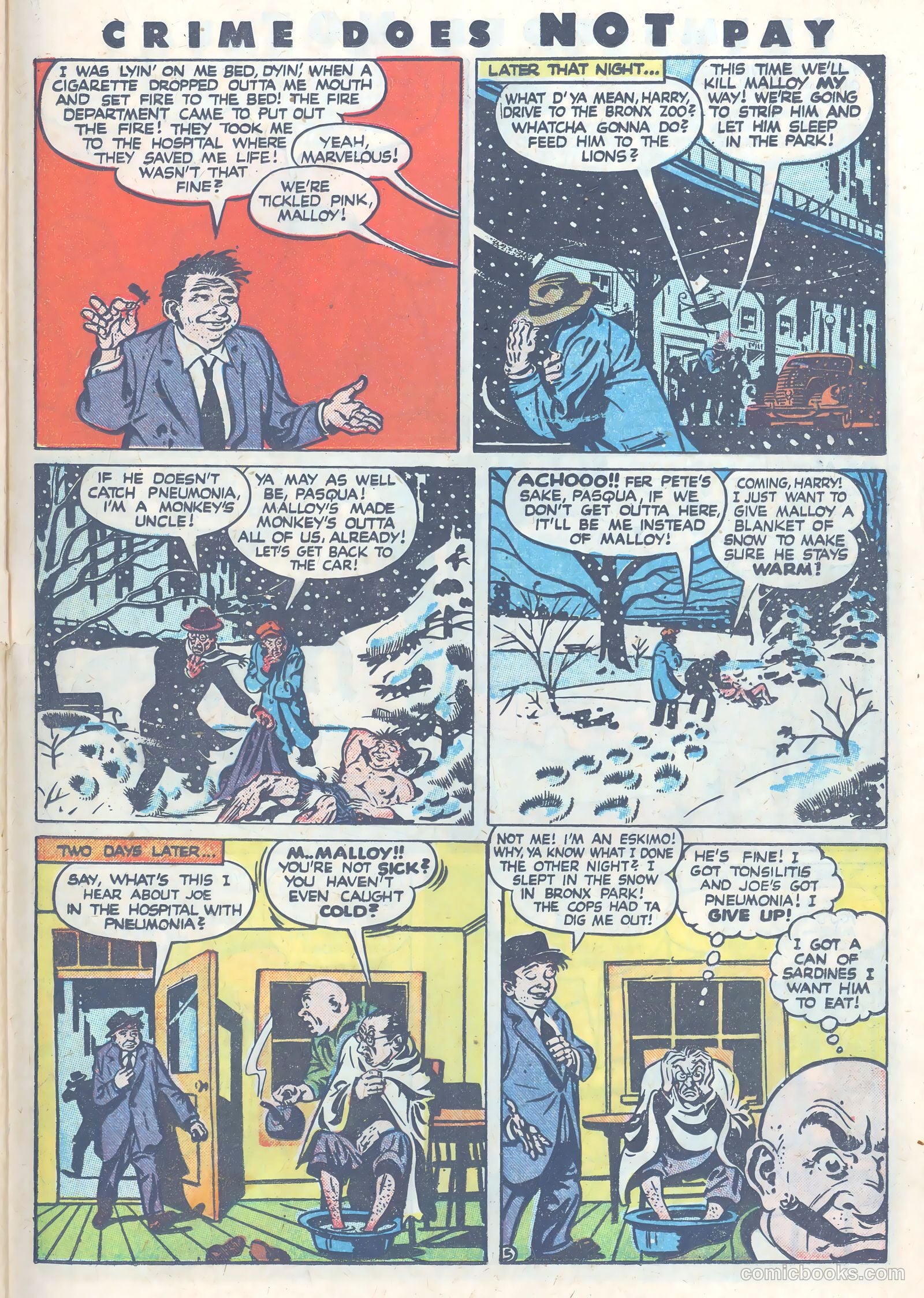 Crime Does Not Pay #54 (1947) — page 31 of 52