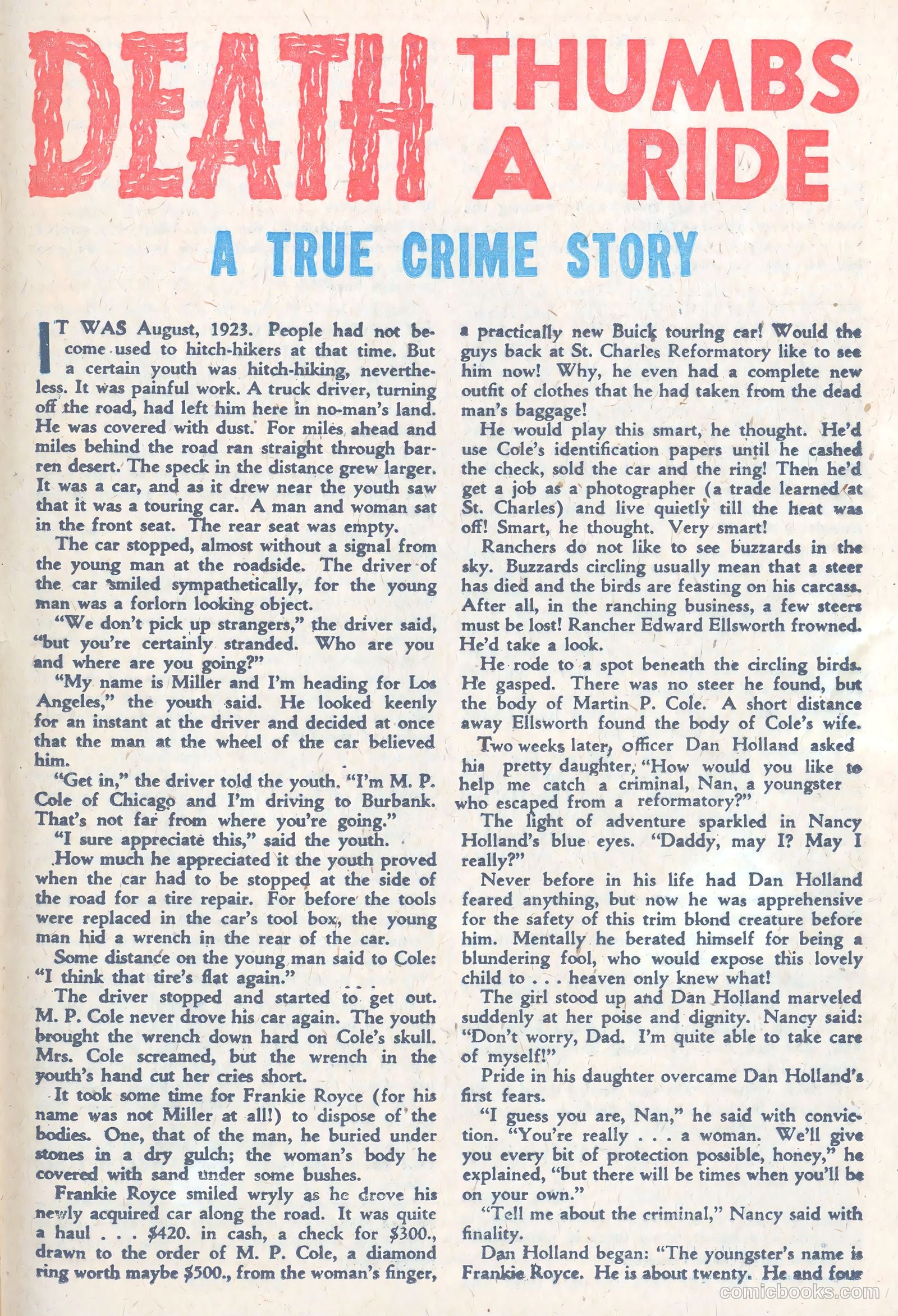 Crime Does Not Pay #54 (1947) — page 35 of 52