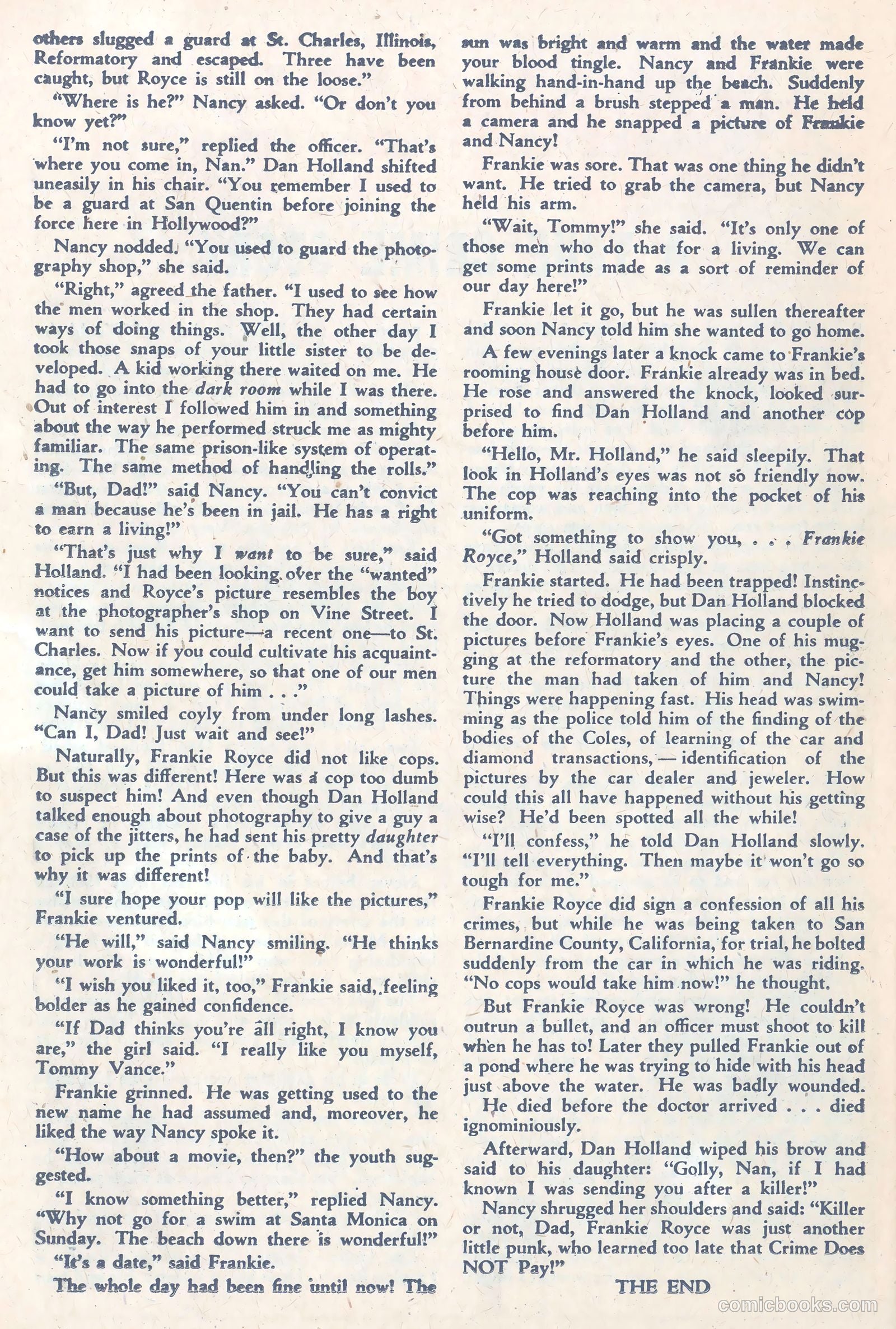 Crime Does Not Pay #54 (1947) — page 36 of 52