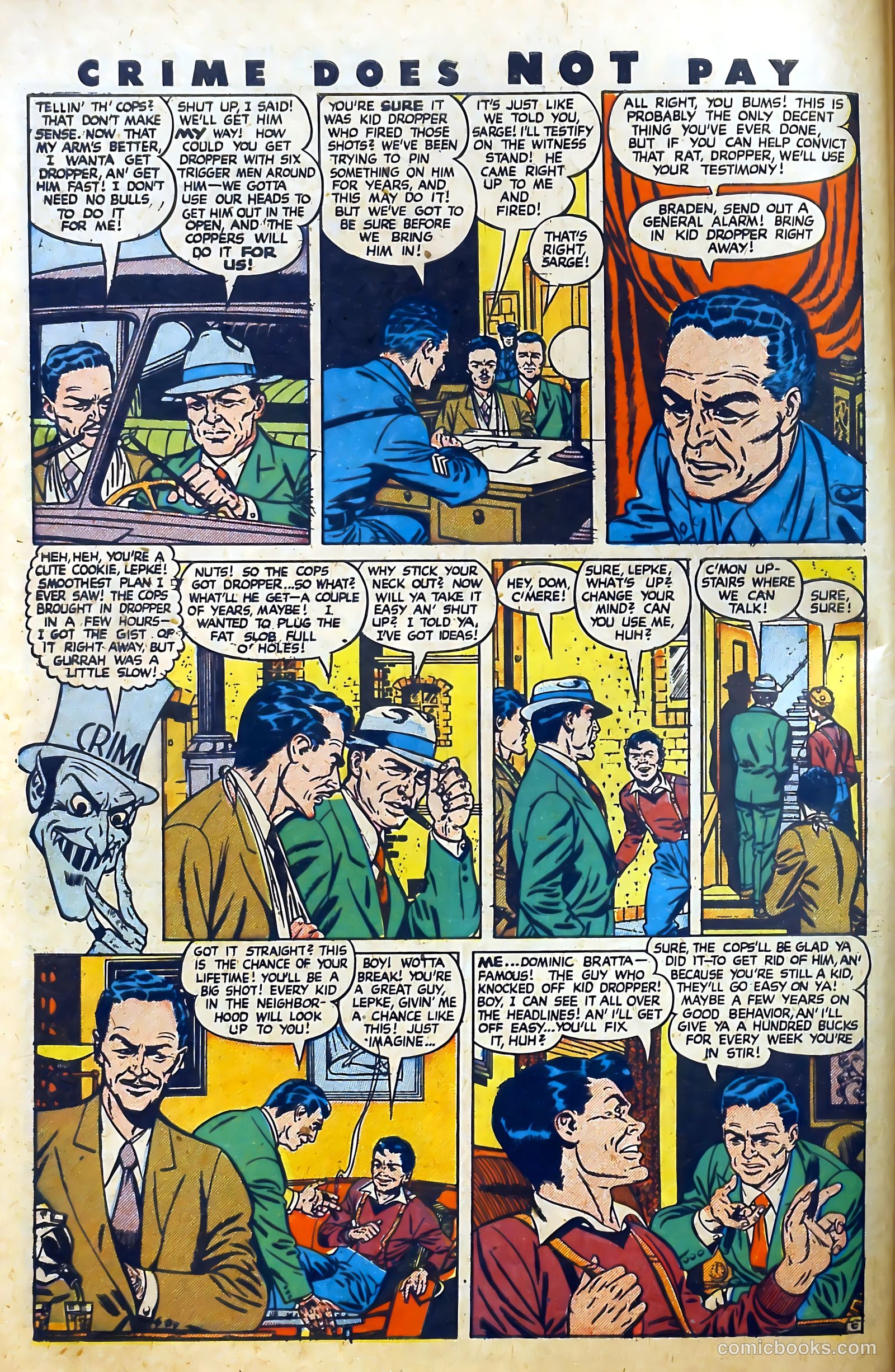 Crime Does Not Pay #55 (1947) — page 10 of 53