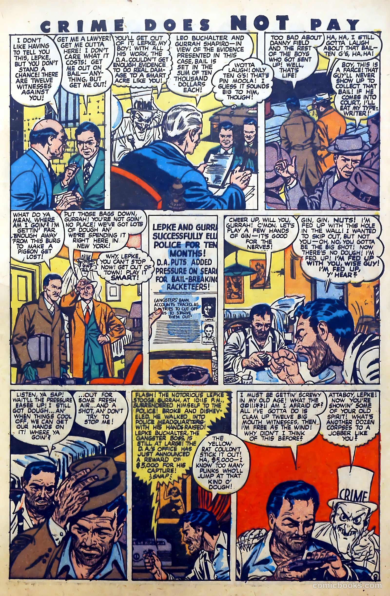 Crime Does Not Pay #55 (1947) — page 13 of 53