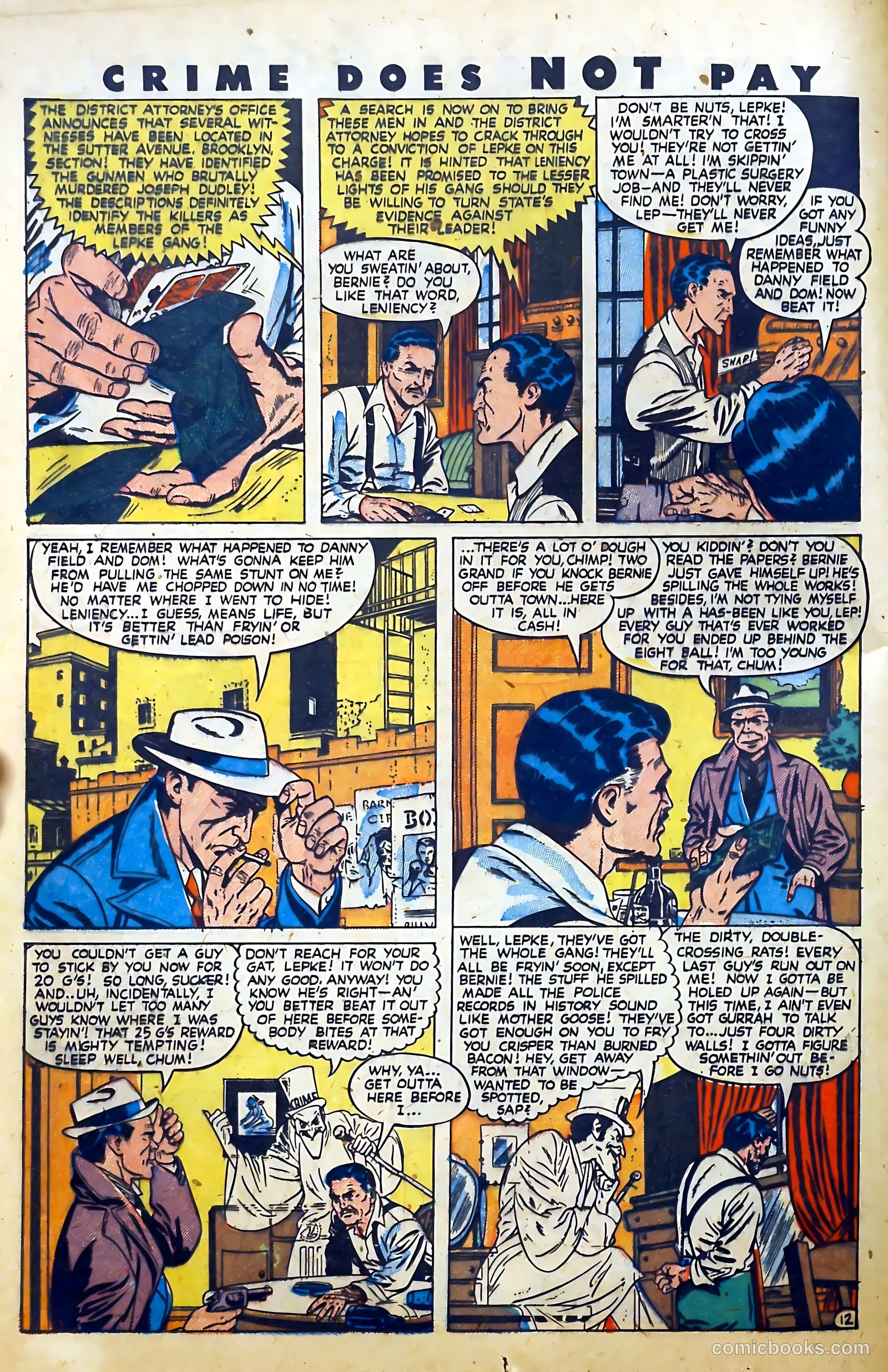 Crime Does Not Pay #55 (1947) — page 16 of 53