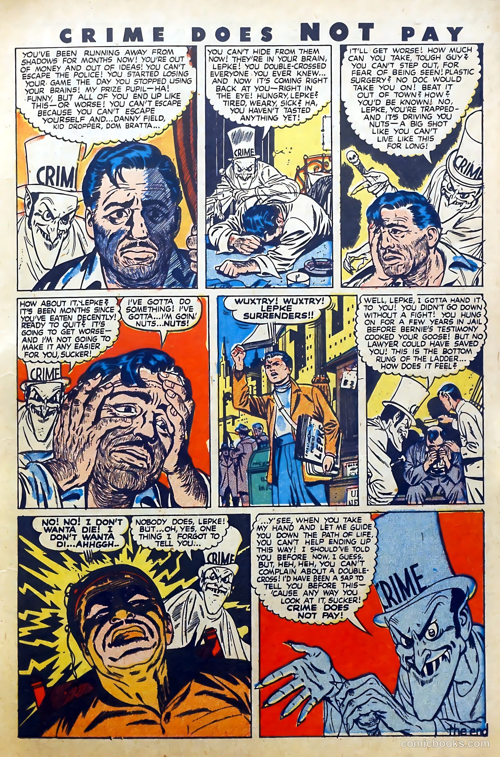 Crime Does Not Pay #55 (1947) — page 17 of 53