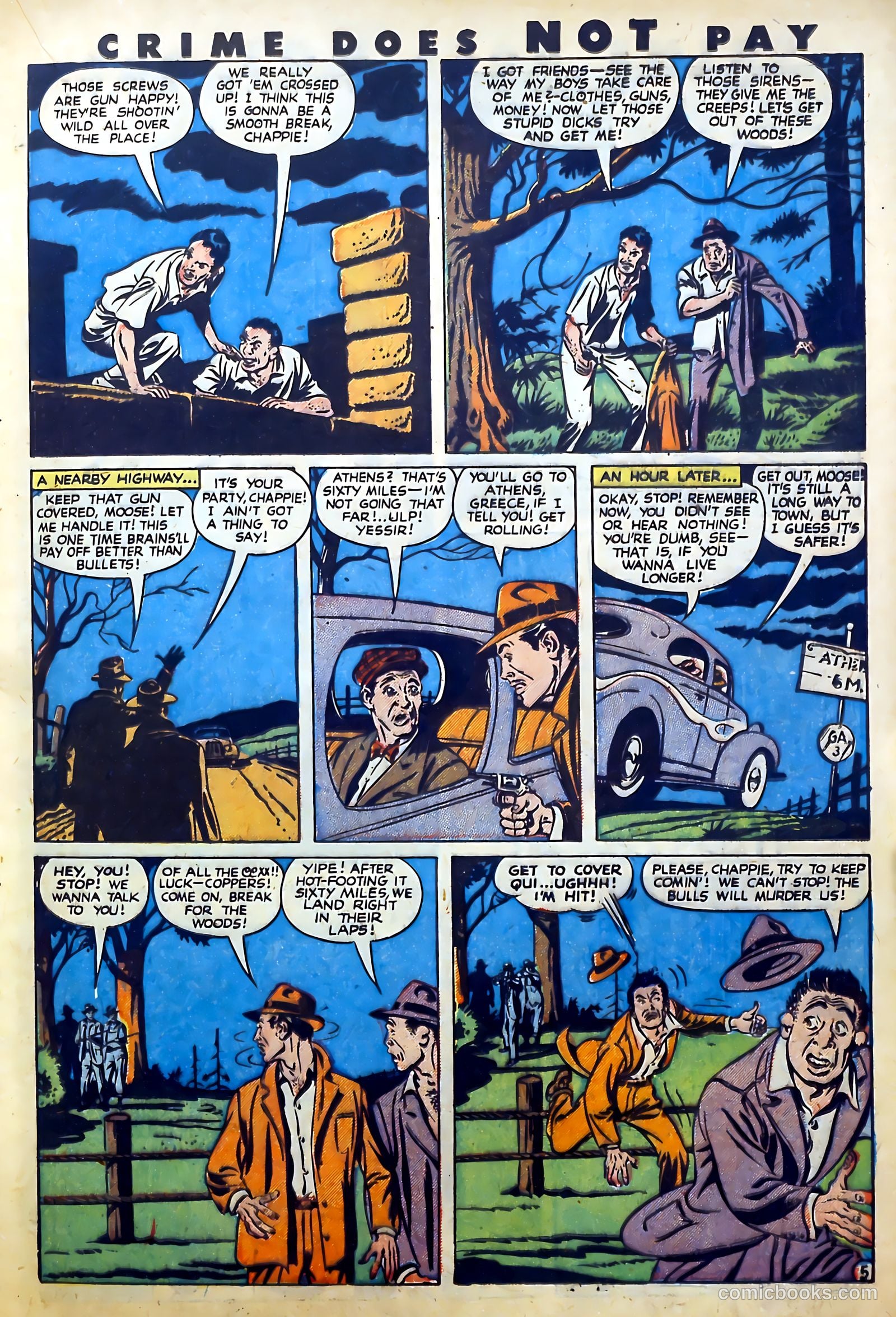 Crime Does Not Pay #55 (1947) — page 23 of 53
