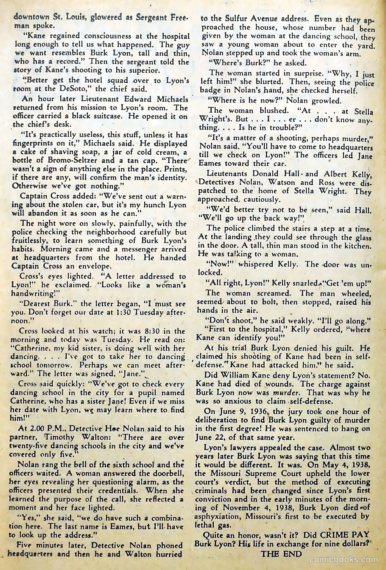 Crime Does Not Pay #55 (1947) — page 36 of 53