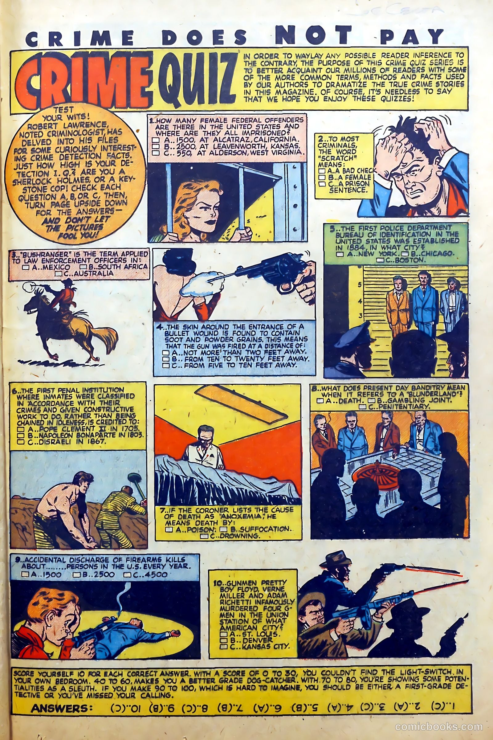 Crime Does Not Pay #55 (1947) — page 37 of 53
