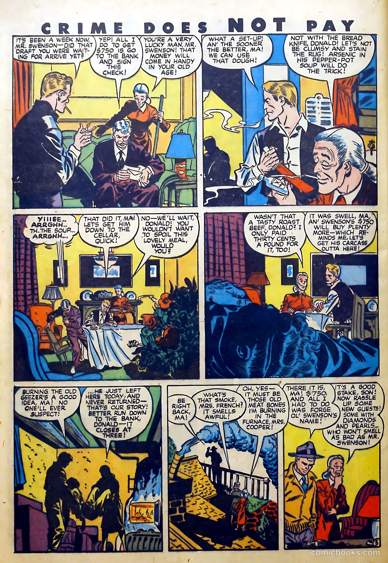 Crime Does Not Pay #55 (1947) — page 44 of 53