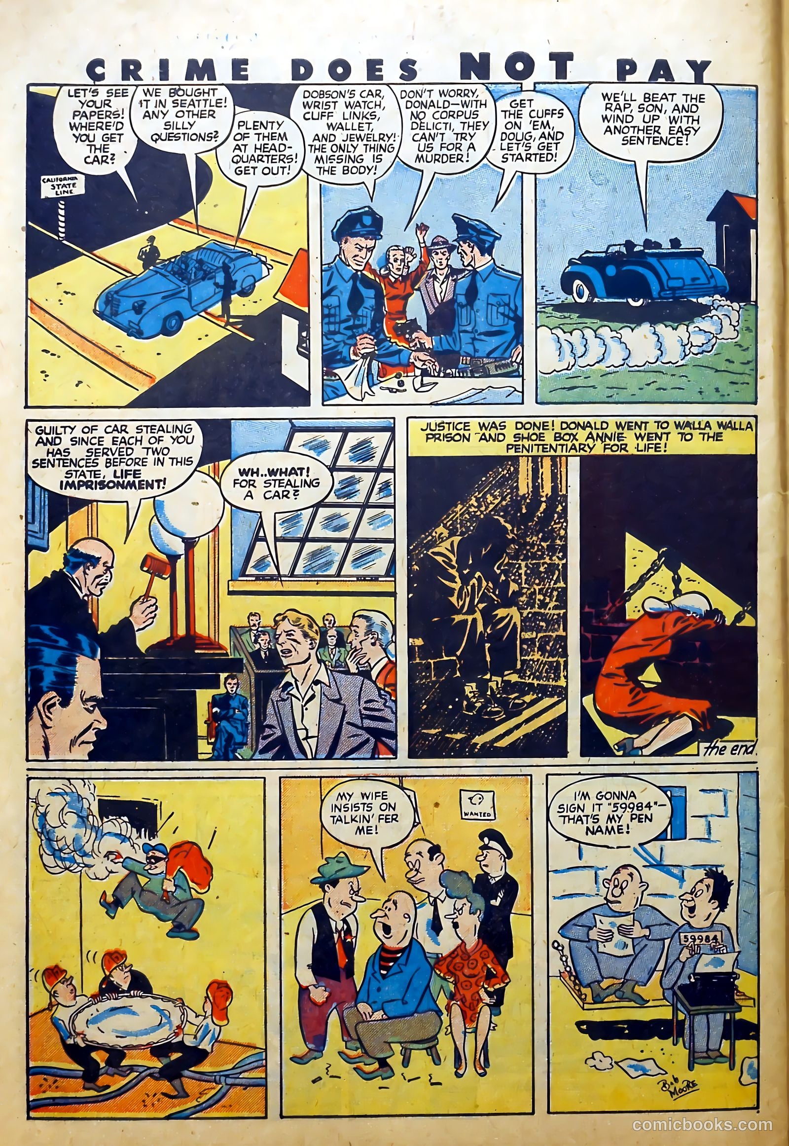 Crime Does Not Pay #55 (1947) — page 48 of 53
