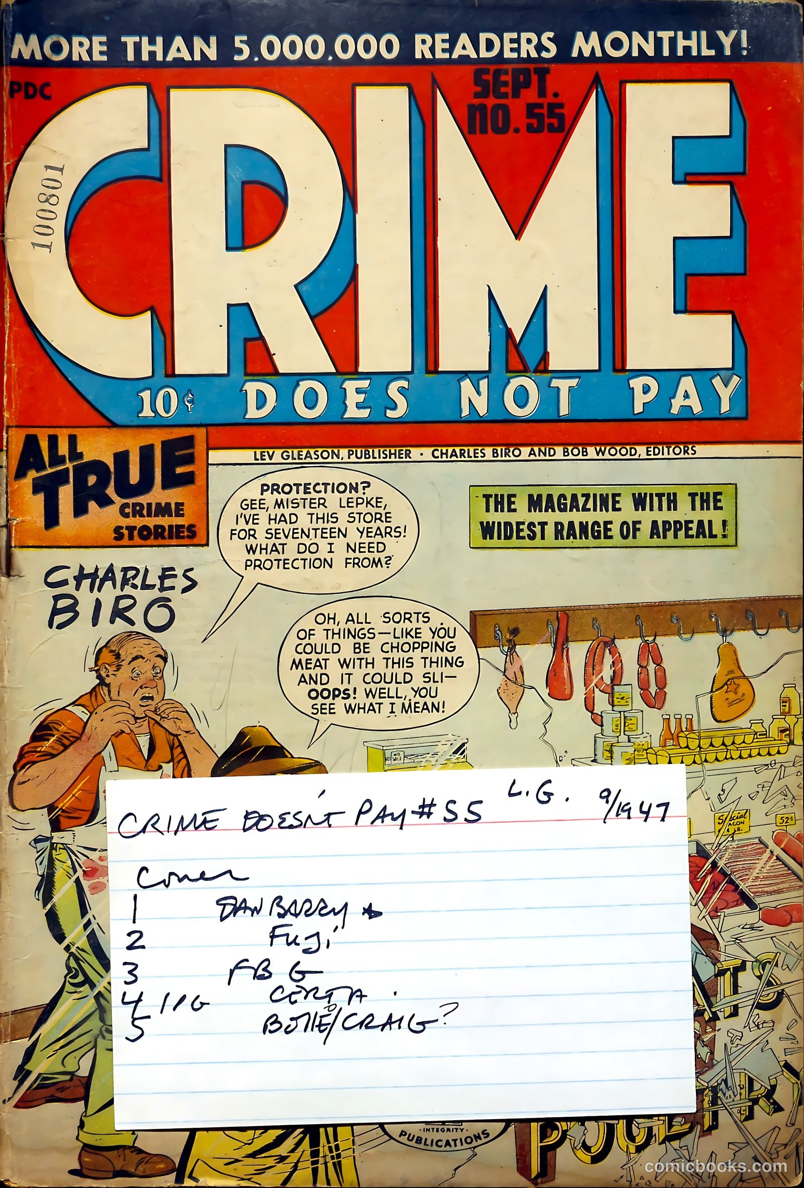 Crime Does Not Pay #55 (1947) — page 53 of 53