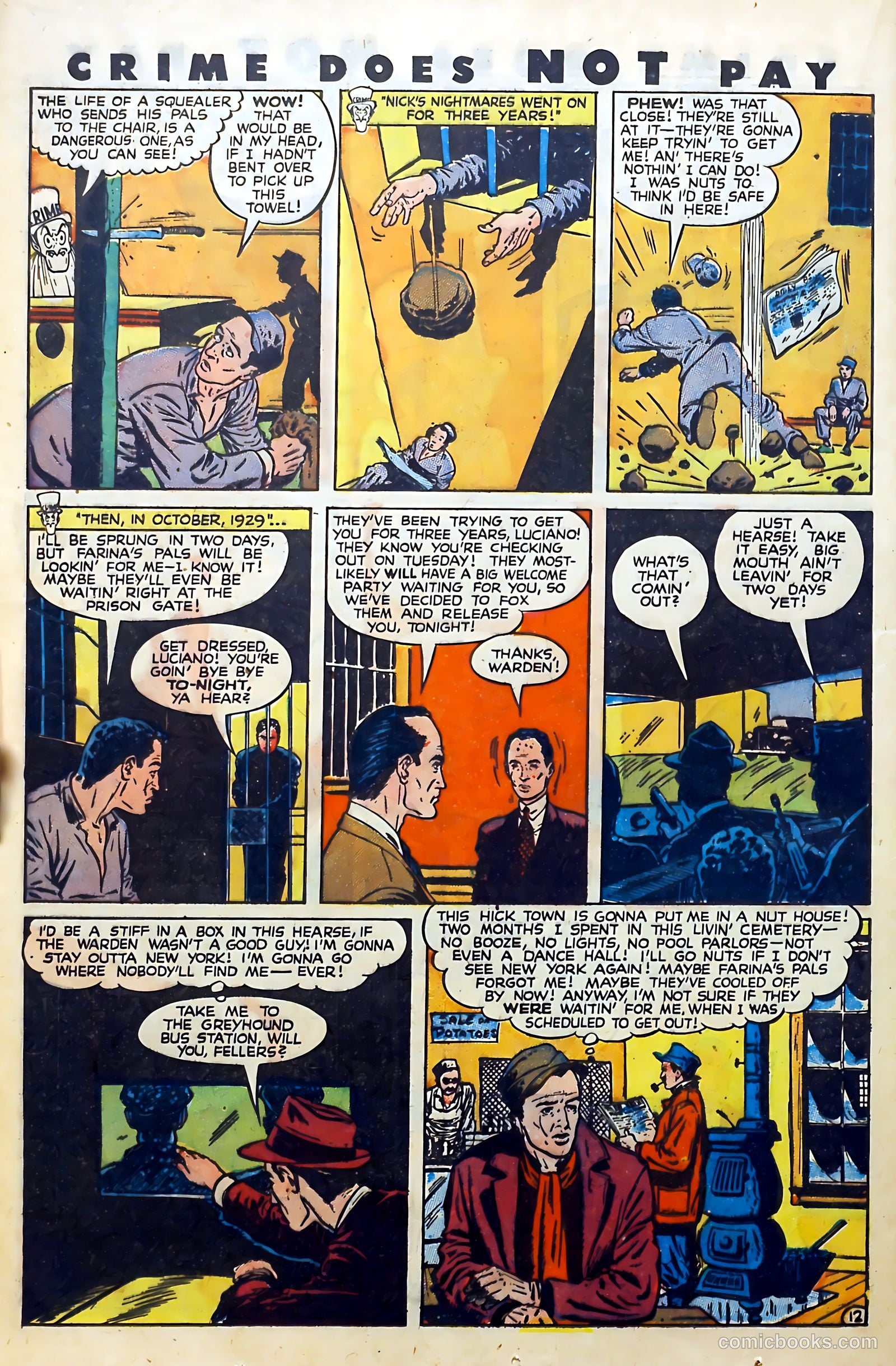 Crime Does Not Pay #56 (1947) — page 16 of 54