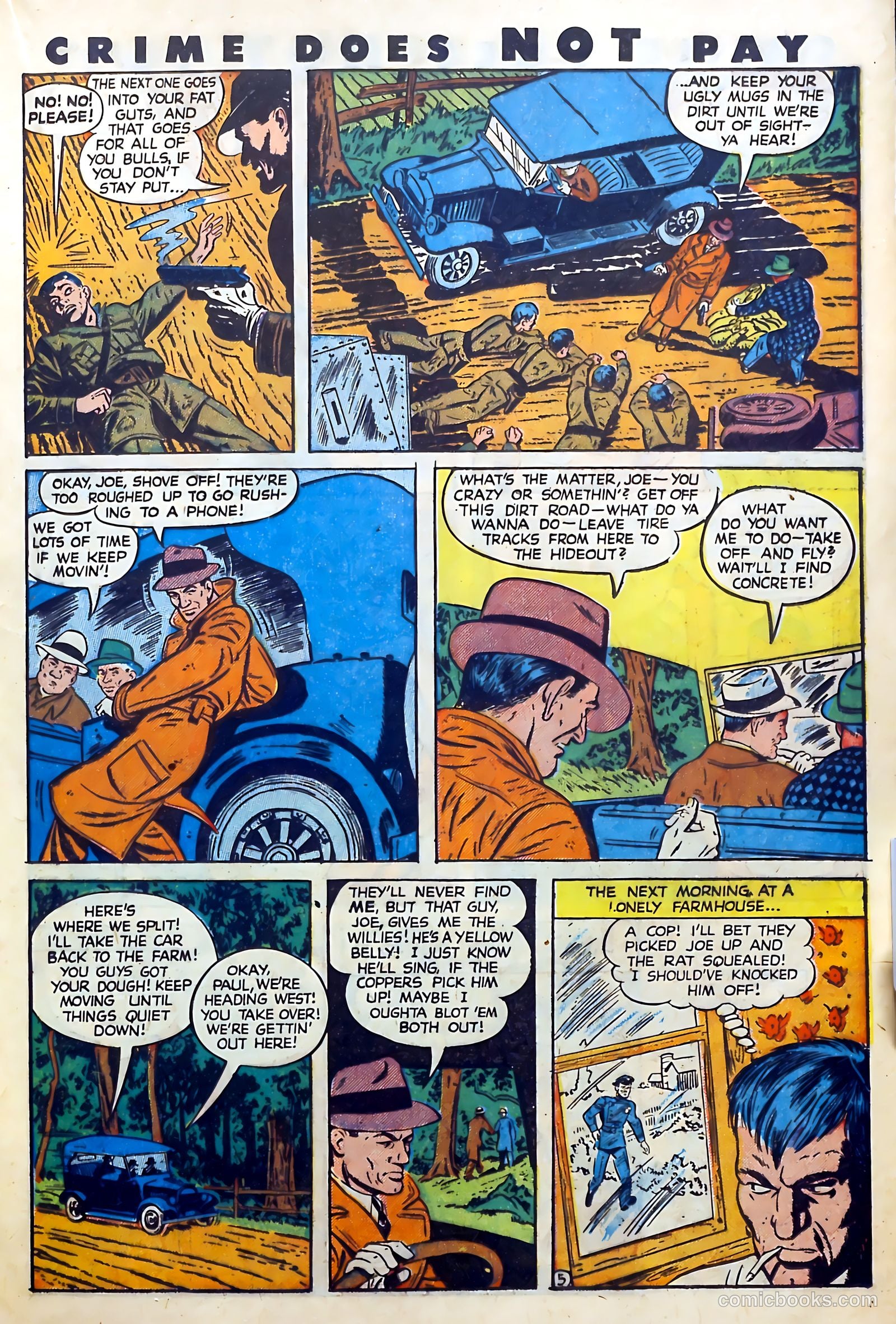 Crime Does Not Pay #56 (1947) — page 23 of 54